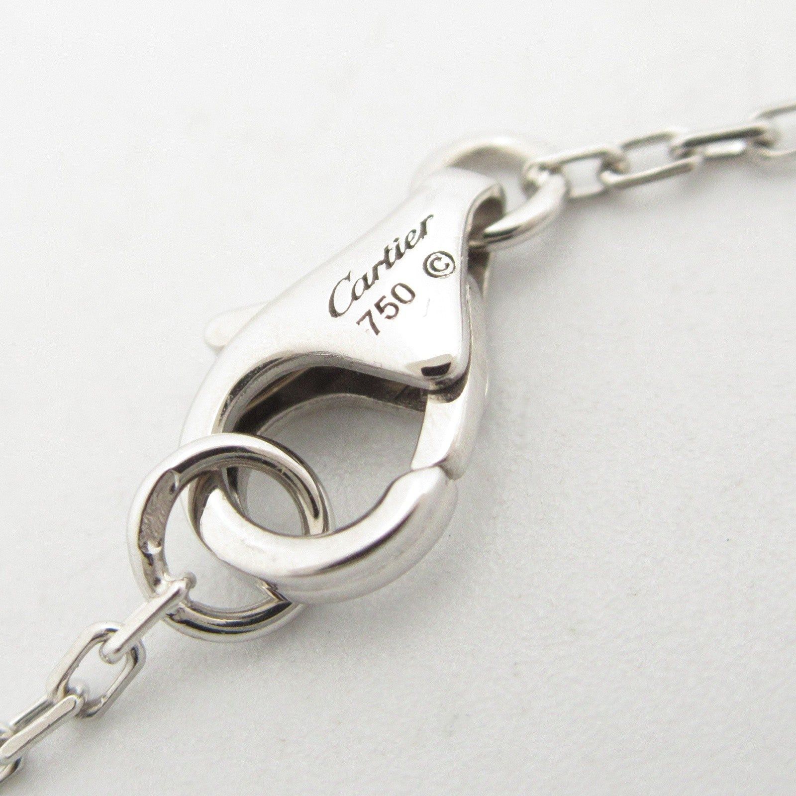 Cartier Cartier Entrelacés Diamond Necklace K18Wg (White Gold) Clear Size ONE SIZE - 6 Thumbnail