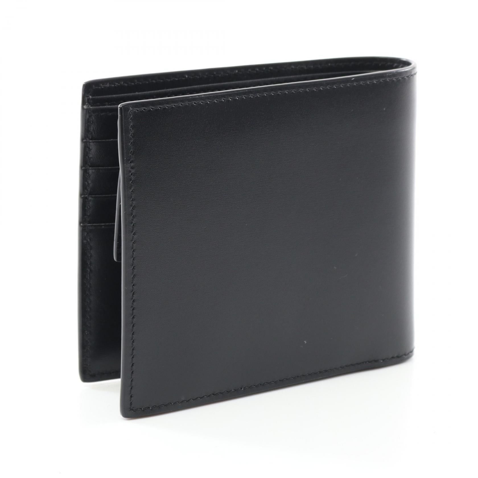 Yves Saint Laurent Yves Saint Laurent Eastwest Wallet Monogram Bi-Fold Leather Black Size ONE SIZE - 2 Thumbnail