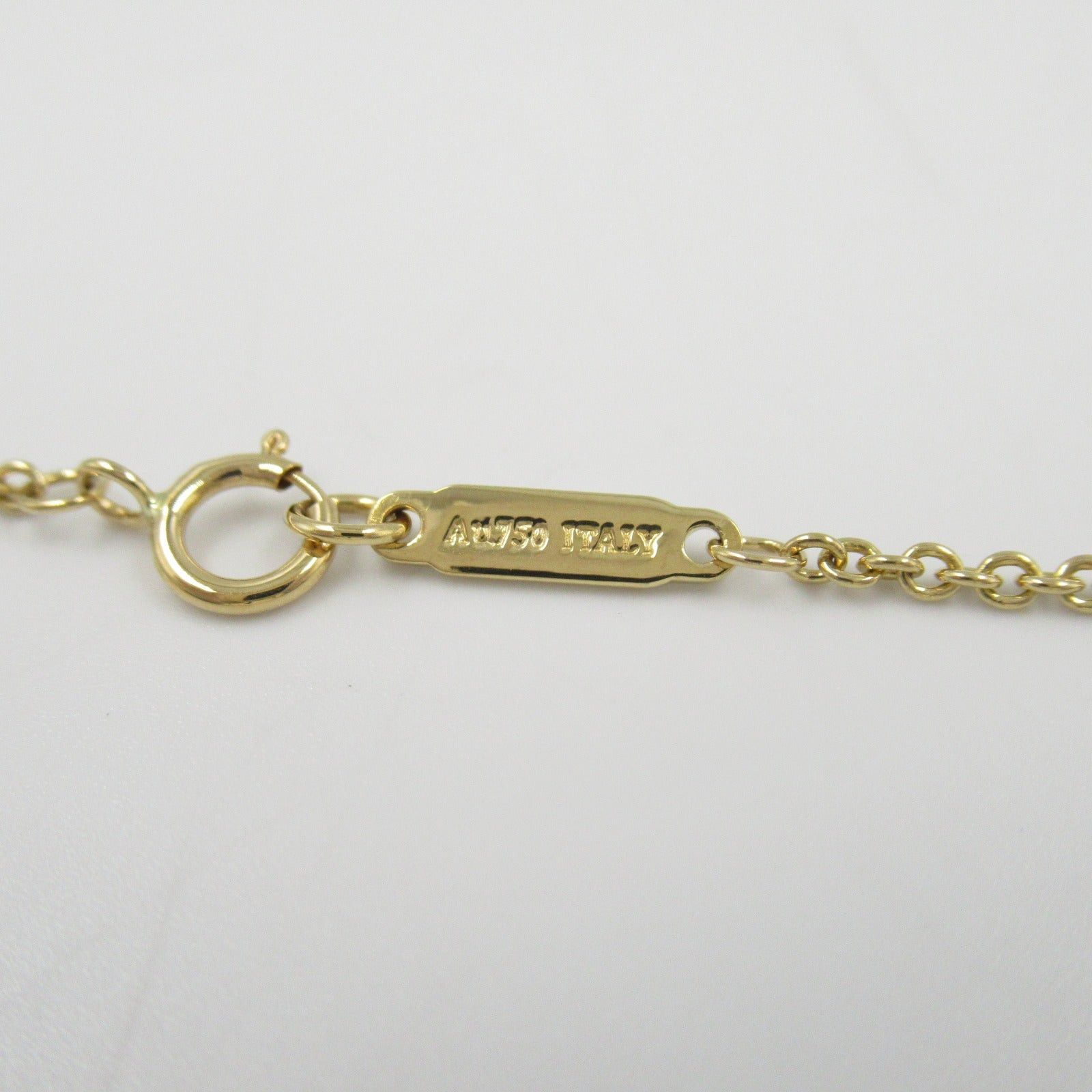 Tiffany & Co. Tiffany Co Tag Chain Necklace Diamond K18 (Yellow Gold) Clear Size ONE SIZE - 5 Thumbnail