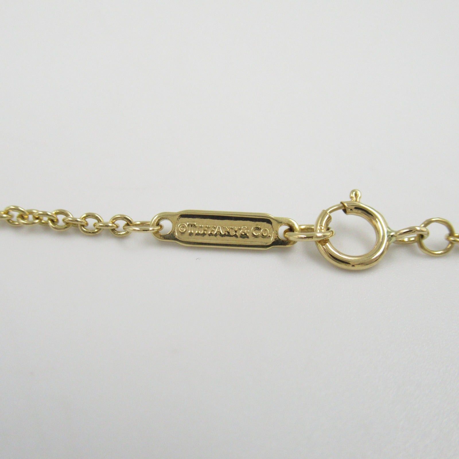 Tiffany & Co. Tiffany Co Tag Chain Necklace Diamond K18 (Yellow Gold) Clear Size ONE SIZE - 4 Thumbnail