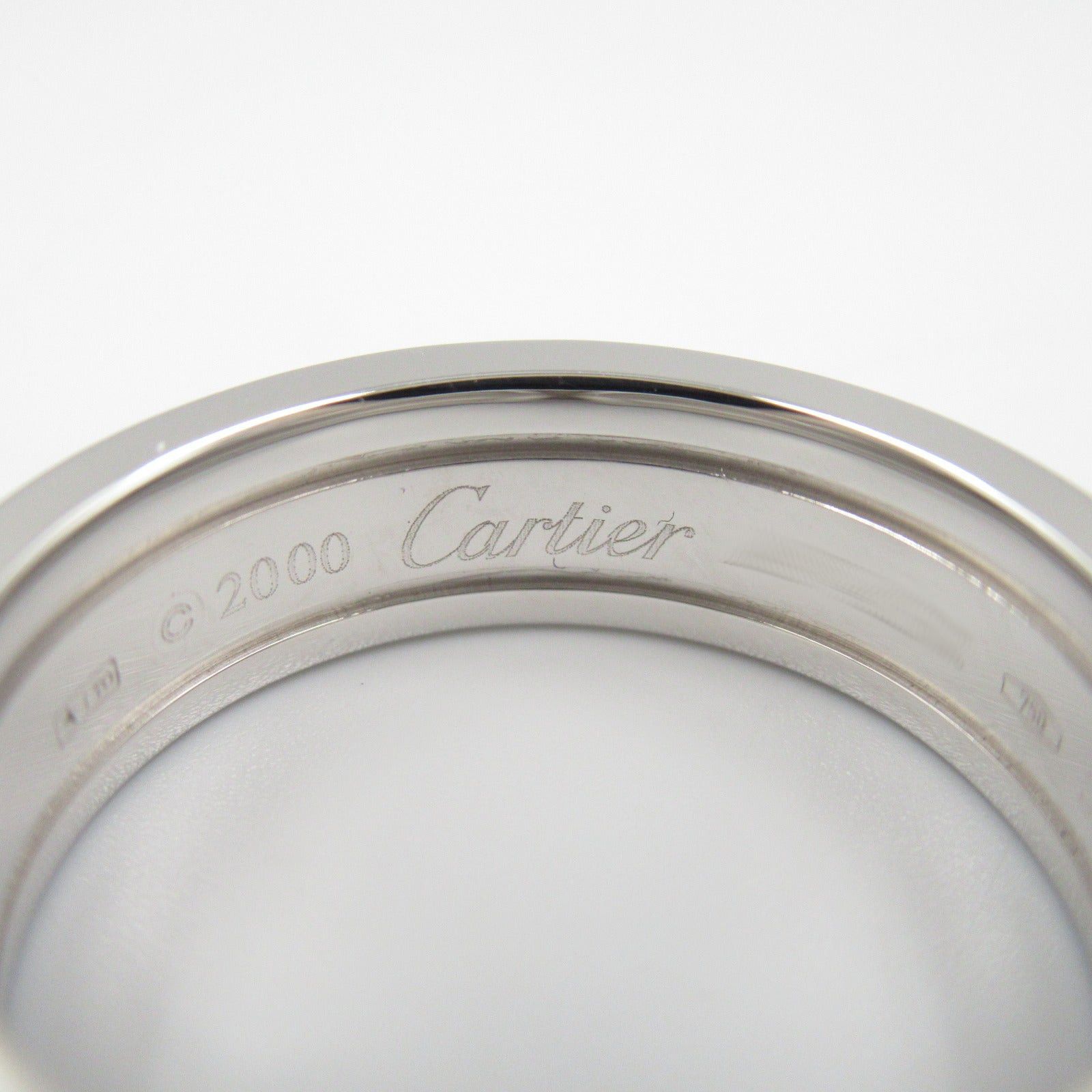 Cartier Cartier C2 Ring K18Wg (White Gold) Silver Size ONE SIZE - 4 Thumbnail