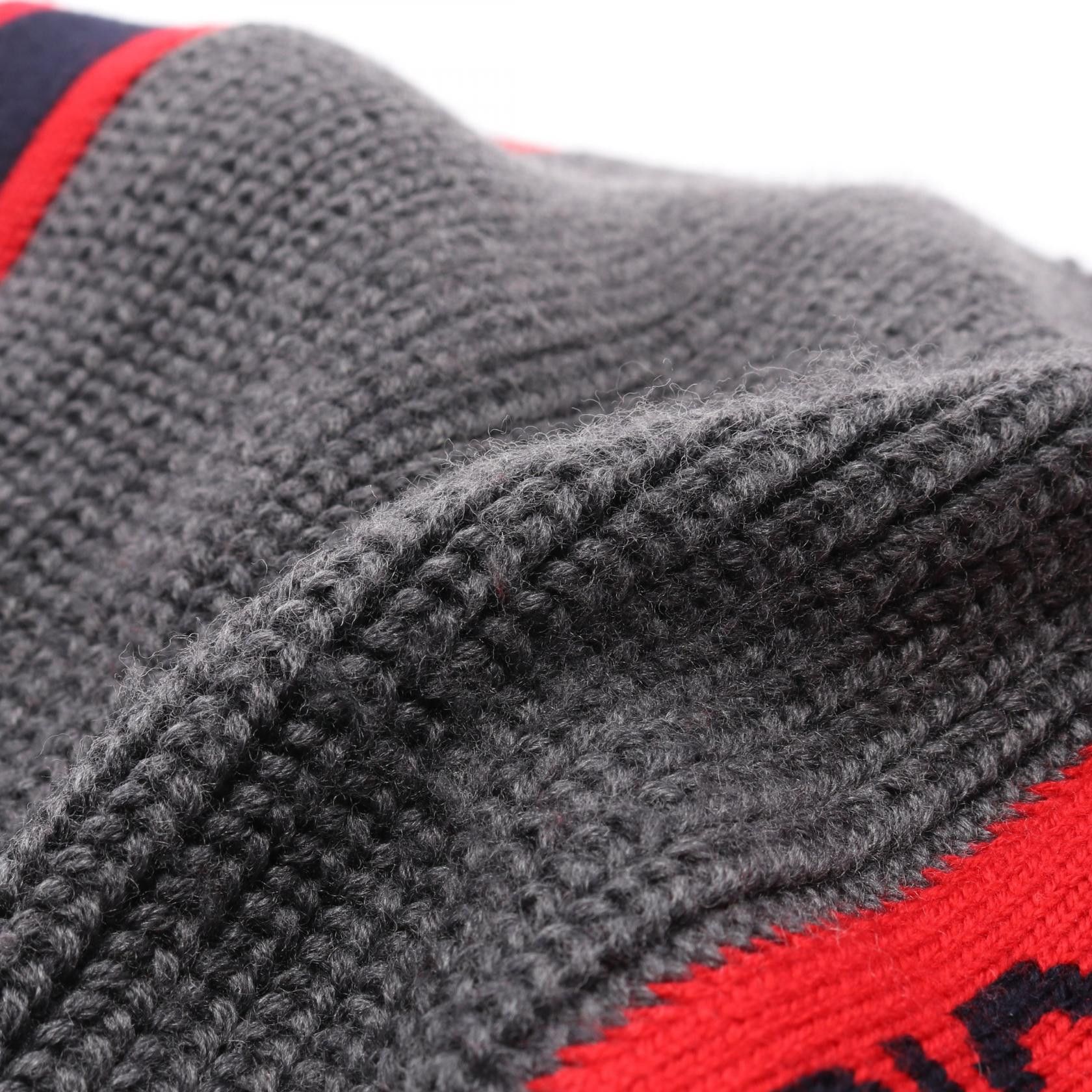 Louis Vuitton Louis Vuitton Écharpe Lv Generation Scarf Wool Gray Red Navy Size ONE SIZE - 3 Thumbnail