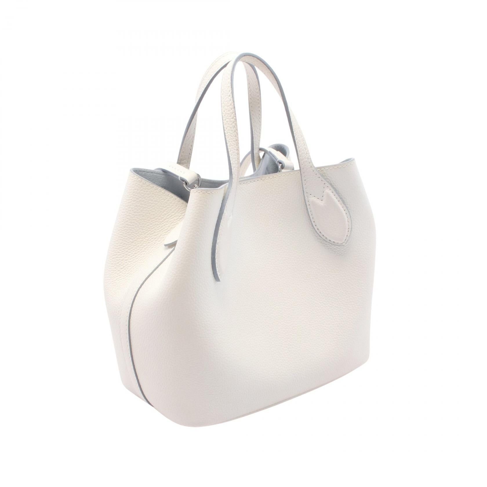 Louis Vuitton Louis Vuitton Blossom Pm Mahina Handbag Leather Off White Light Blue Size ONE SIZE - 2 Thumbnail