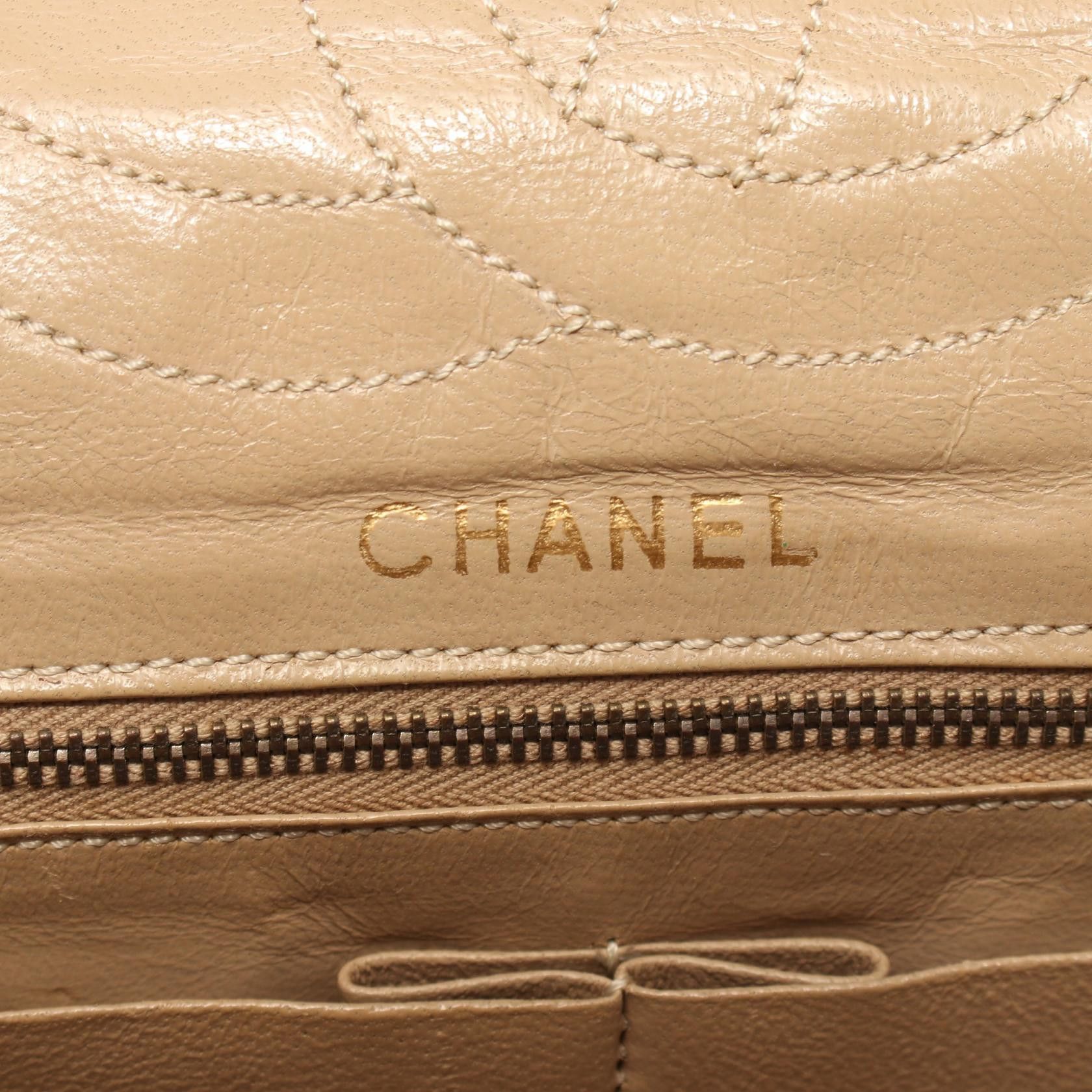 Chanel Chanel Matelasse Paris Exclusive Double Flap Chain Shoulder Bag Lambskin Beige Combination Metal Fittings Size ONE SIZE - 4 Thumbnail