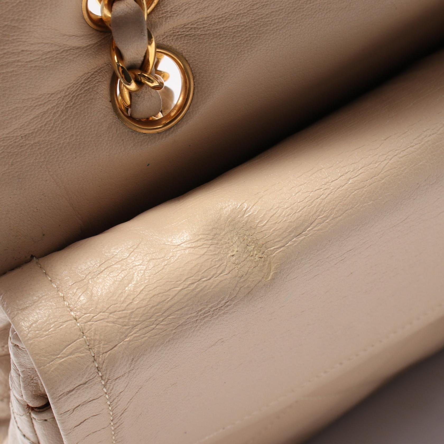 Chanel Chanel Matelasse Paris Exclusive Double Flap Chain Shoulder Bag Lambskin Beige Combination Metal Fittings Size ONE SIZE - 10 Thumbnail