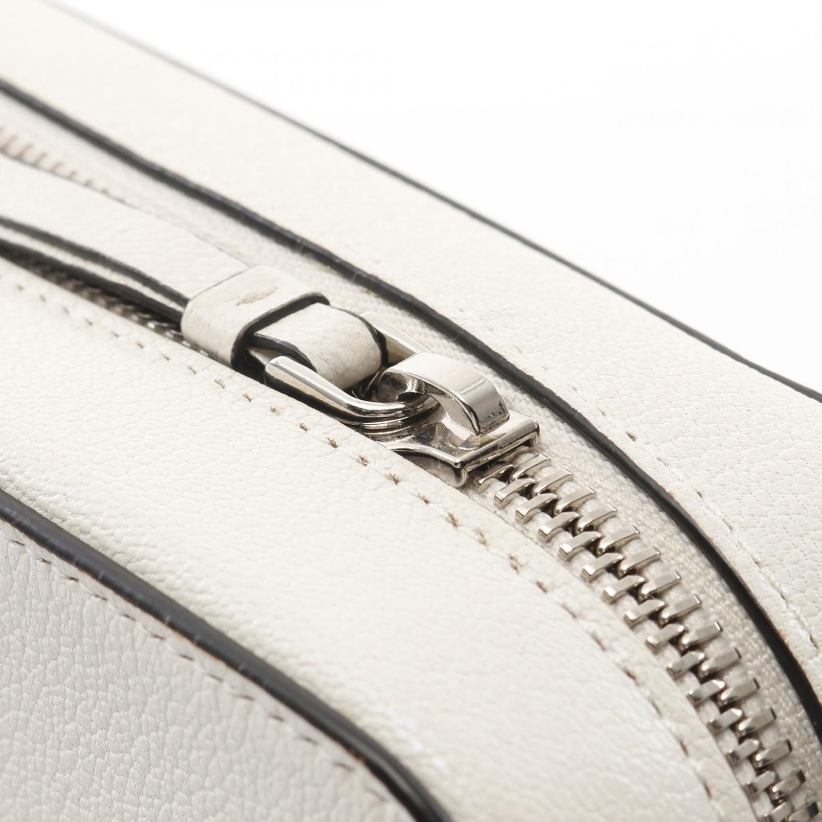 Bvlgari Bvlgari Pearl Shell Leather Embossed Logo Shoulder Bag White Size ONE SIZE - 10 Thumbnail