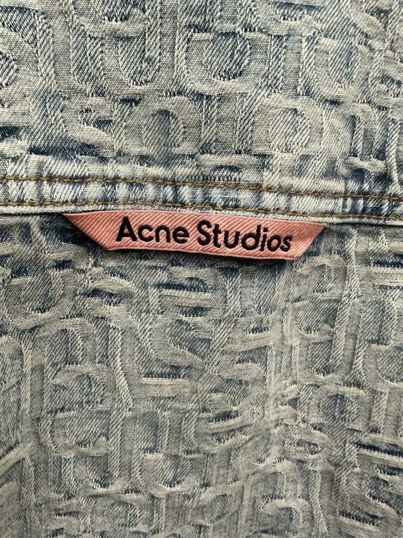 Acne Studios Acne Studios Blue Long Sleeve Denim Jacket-yf Size US L / EU 52-54 / 3 - 3 Thumbnail