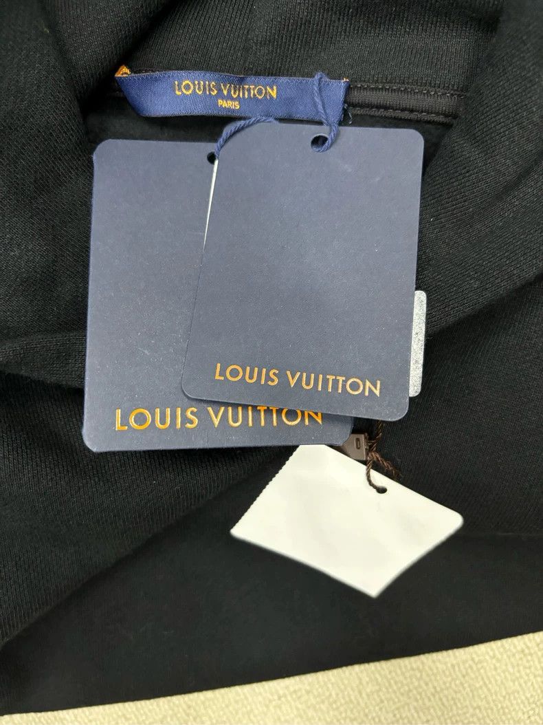 Louis Vuitton Louis Vuitton Black Long Sleeve Hoodie-yf Size US S / EU 44-46 / 1 - 6 Thumbnail