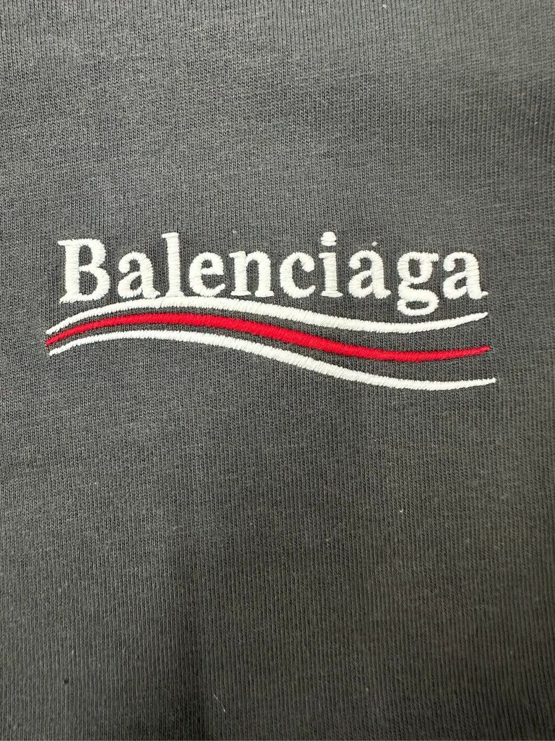 Balenciaga Balenciaga SS22 Embroidered Crew Neck T-Shirt-yf Size US XS / EU 42 / 0 - 3 Thumbnail