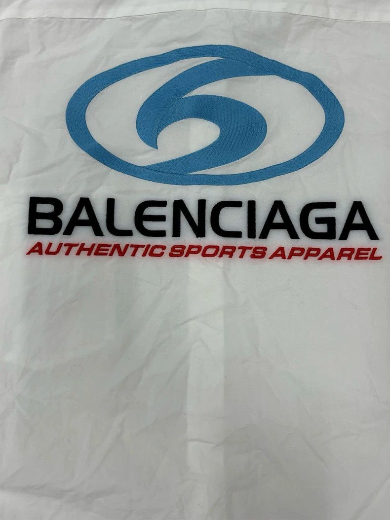 Balenciaga Balenciaga Surf Logo Embroidered Shirt-yf Size US M / EU 48-50 / 2 - 3 Thumbnail