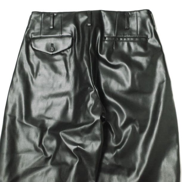 Other Other COMME des GARCONS Ruffle Faux Leather Trousers Others Bottoms GN-P005 DUTY FREE for USA Size ONE SIZE - 6 Thumbnail