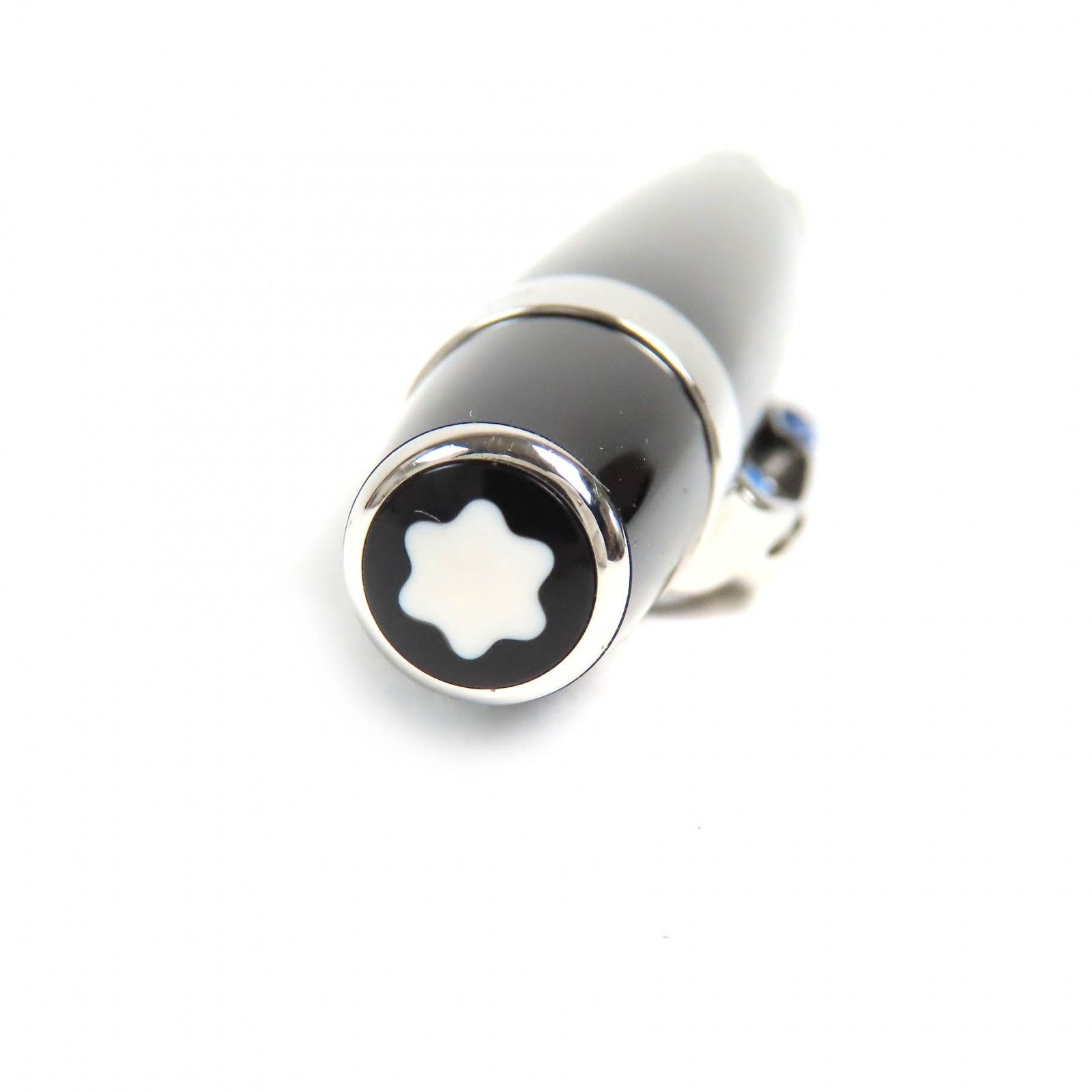 Montblanc Montblanc Montblanc Boheme PIX Blue Gemstone White Gold Ballpoint Pen Metal Pen Size ONE SIZE - 5 Thumbnail