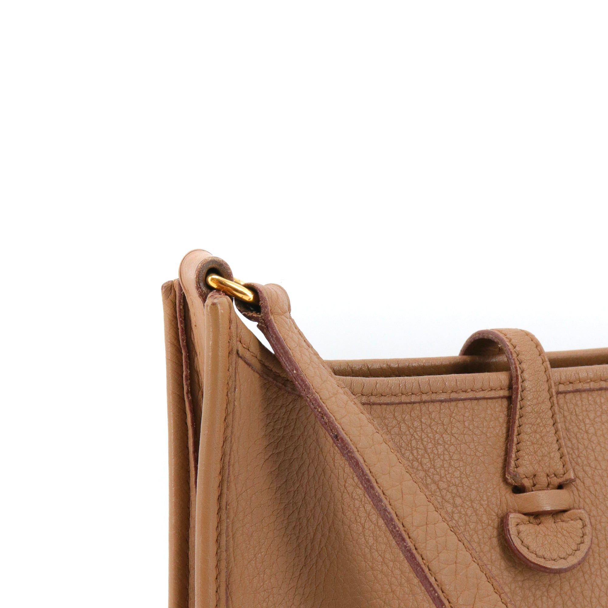 Hermes HERMÈS - Hermès Evelyne 16 shoulder bag in brown clemence leather Size ONE SIZE - 6 Thumbnail