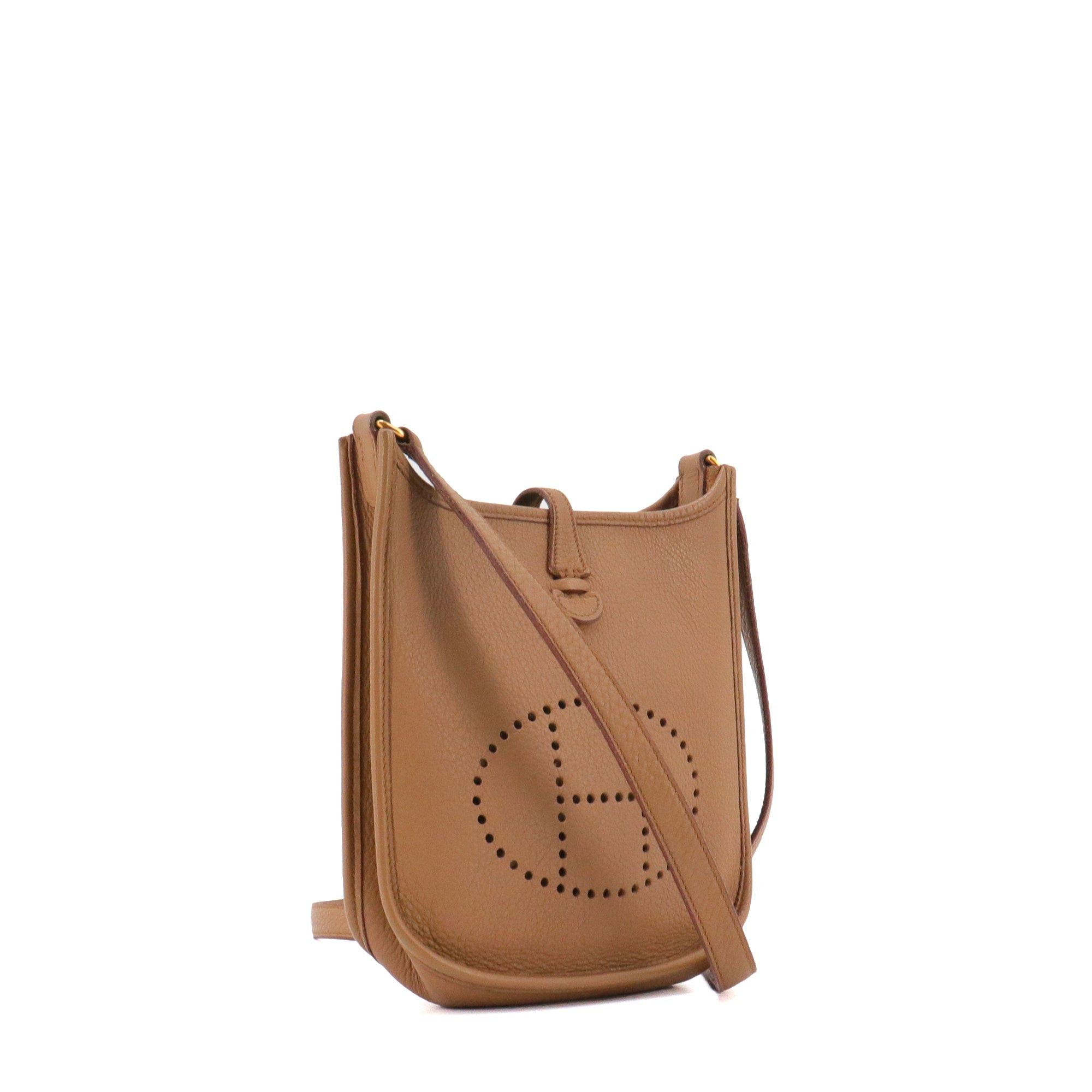 Hermes HERMÈS - Hermès Evelyne 16 shoulder bag in brown clemence leather Size ONE SIZE - 2 Thumbnail