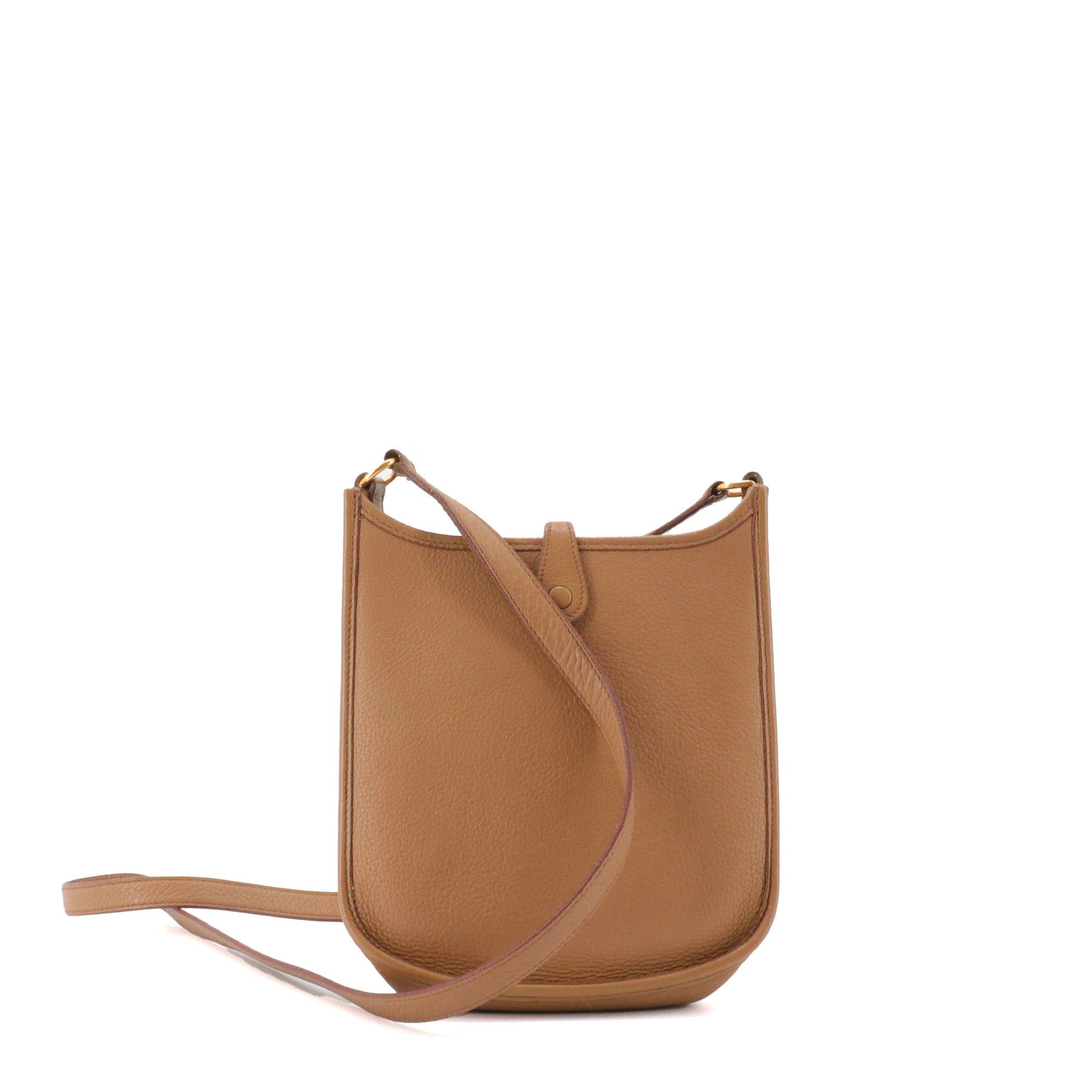 Hermes HERMÈS - Hermès Evelyne 16 shoulder bag in brown clemence leather Size ONE SIZE - 3 Thumbnail