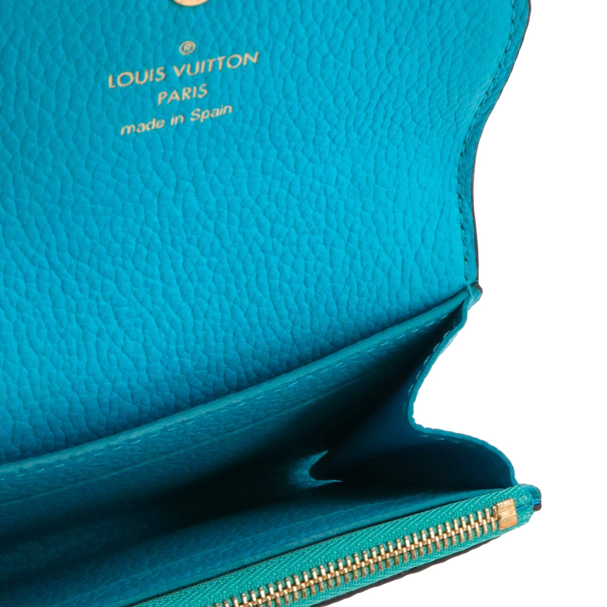 Louis Vuitton LOUIS VUITTON - Louis Vuitton Rosalie coin purse in blue empreinte leather Size ONE SIZE - 6 Thumbnail