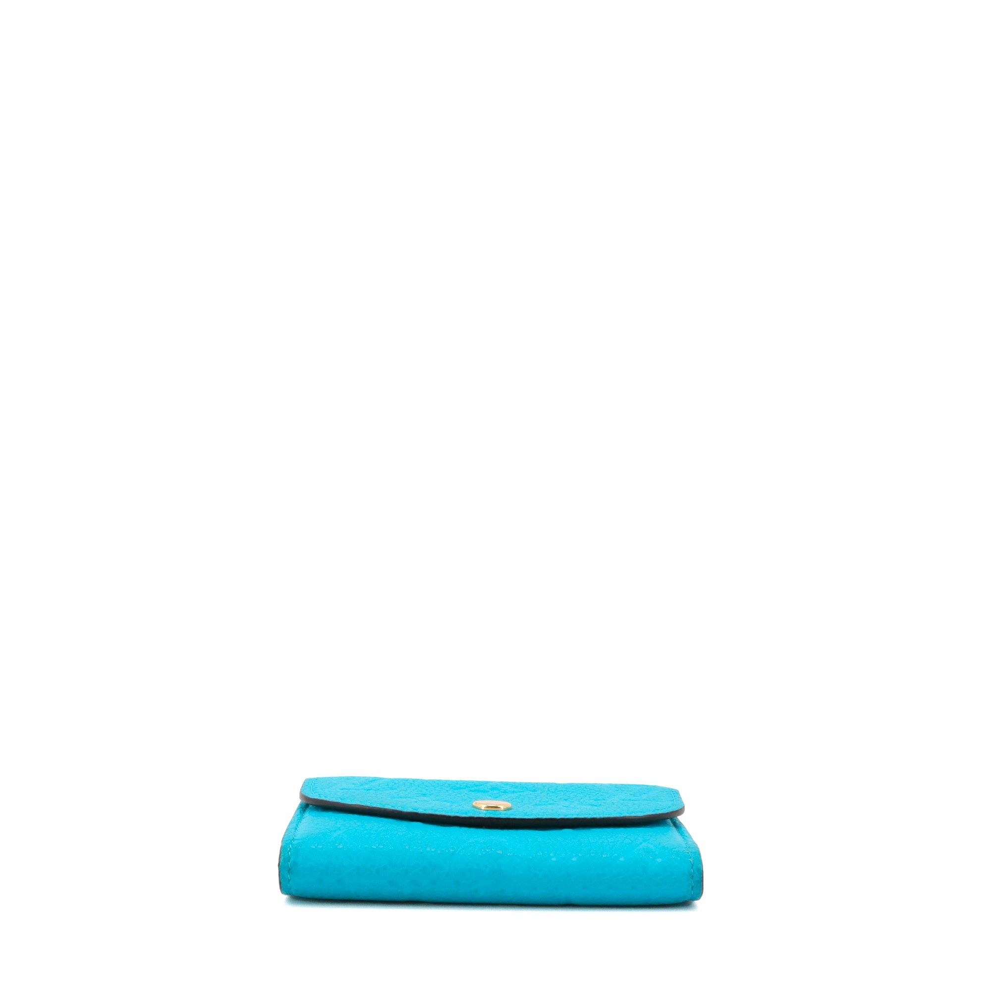 Louis Vuitton LOUIS VUITTON - Louis Vuitton Rosalie coin purse in blue empreinte leather Size ONE SIZE - 4 Thumbnail