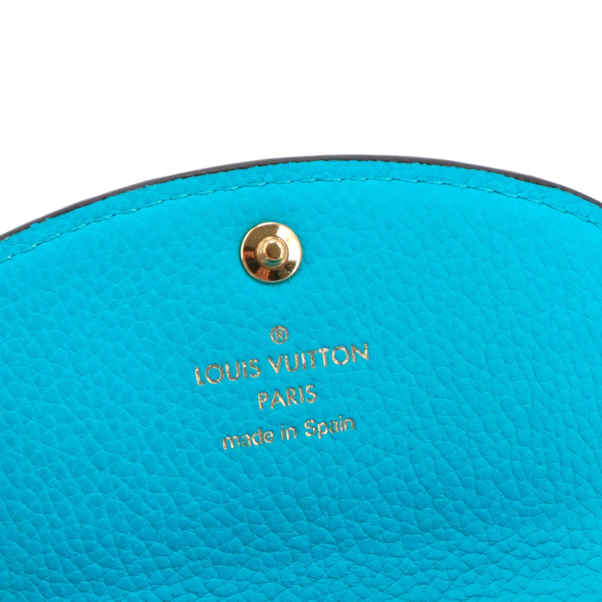 Louis Vuitton LOUIS VUITTON - Louis Vuitton Rosalie coin purse in blue empreinte leather Size ONE SIZE - 5 Thumbnail