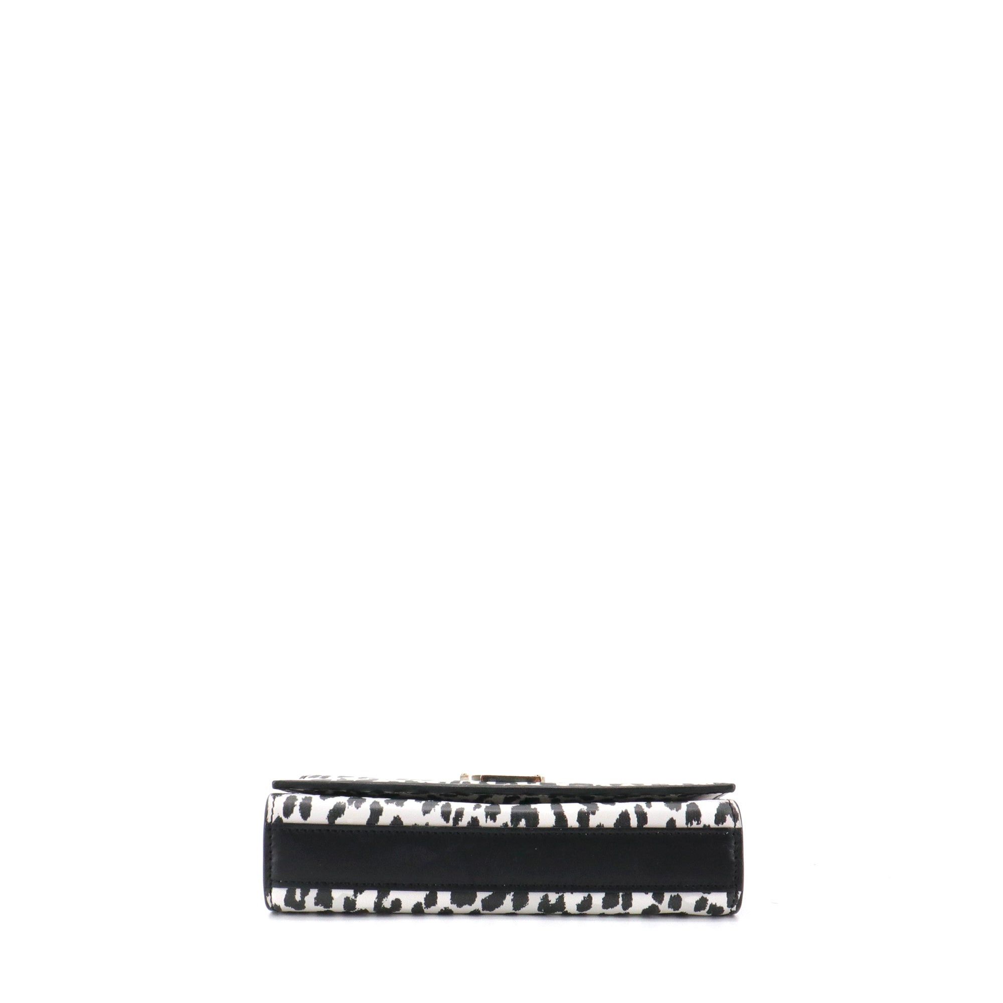 Saint Laurent Paris SAINT LAURENT - Saint Laurent Kate mini shoulder bag in black and white leather Size ONE SIZE - 4 Thumbnail