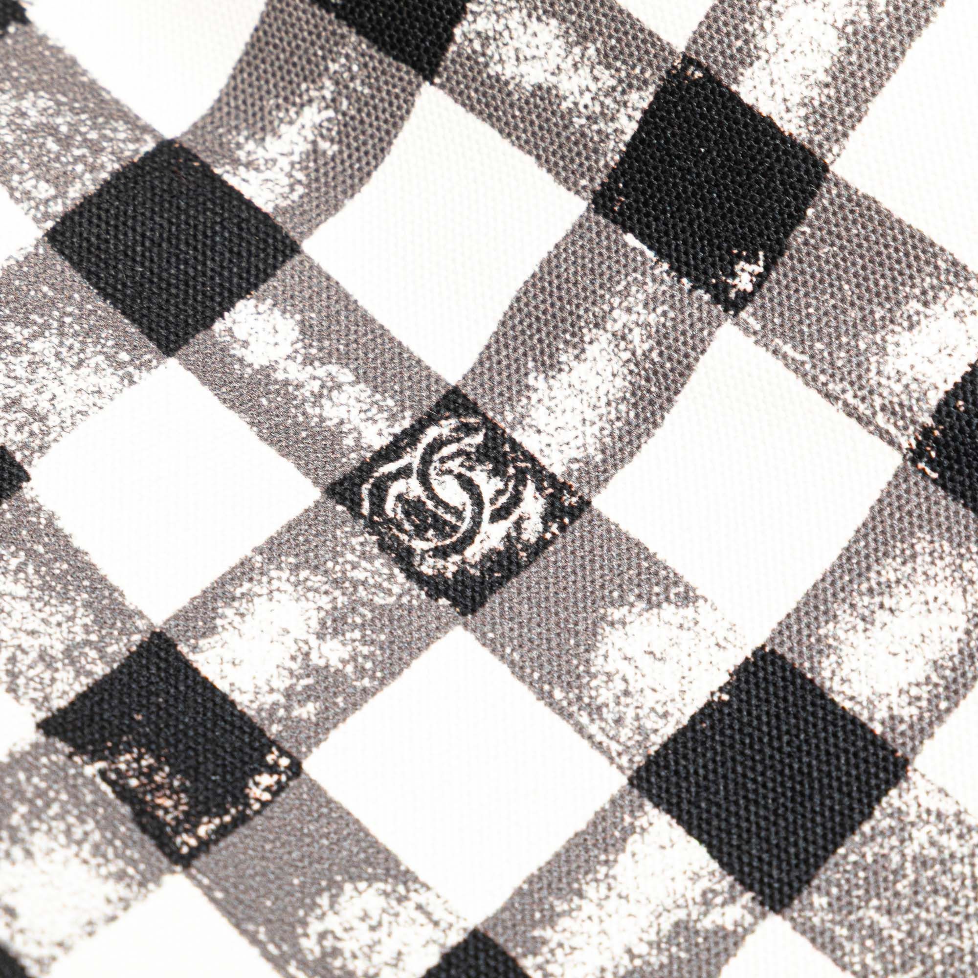 Chanel Chanel Printed Canvas Gingham Weekender Tote Size ONE SIZE - 8 Thumbnail