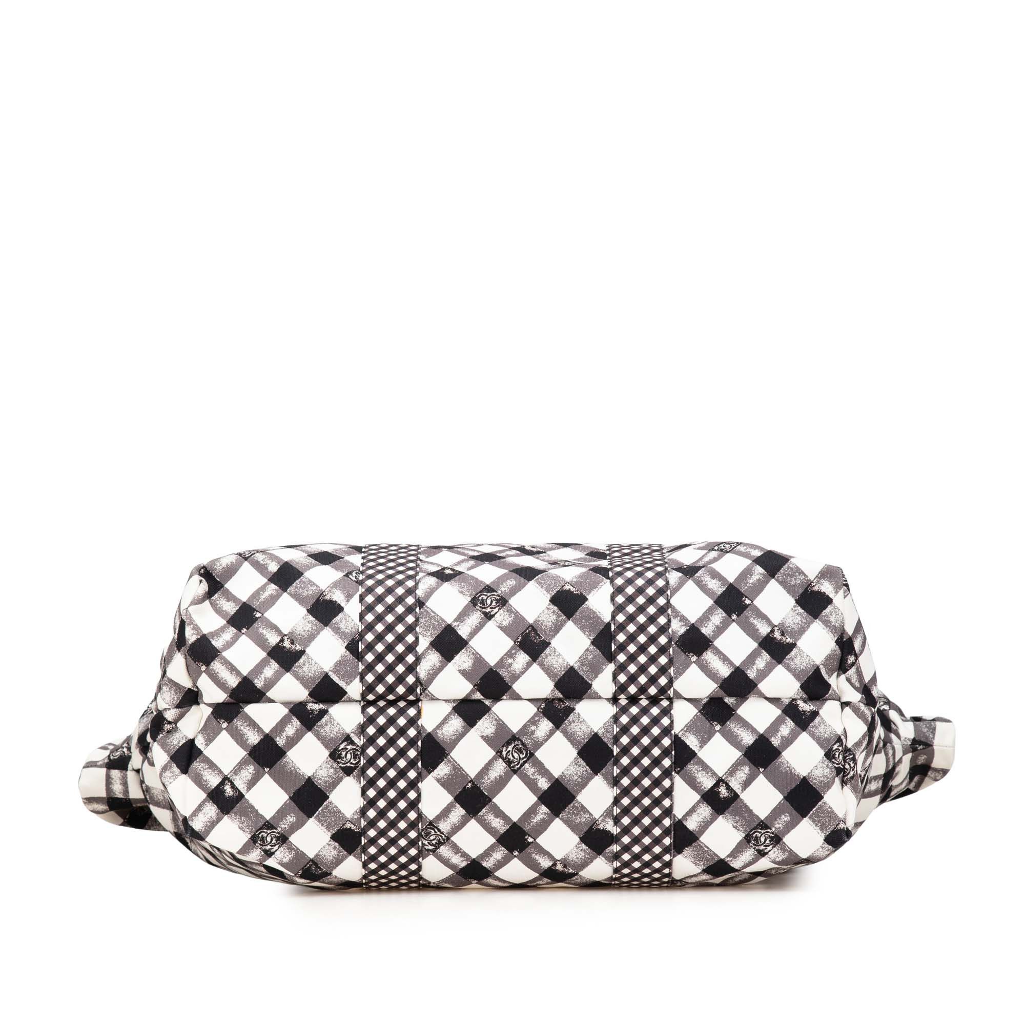 Chanel Chanel Printed Canvas Gingham Weekender Tote Size ONE SIZE - 3 Thumbnail