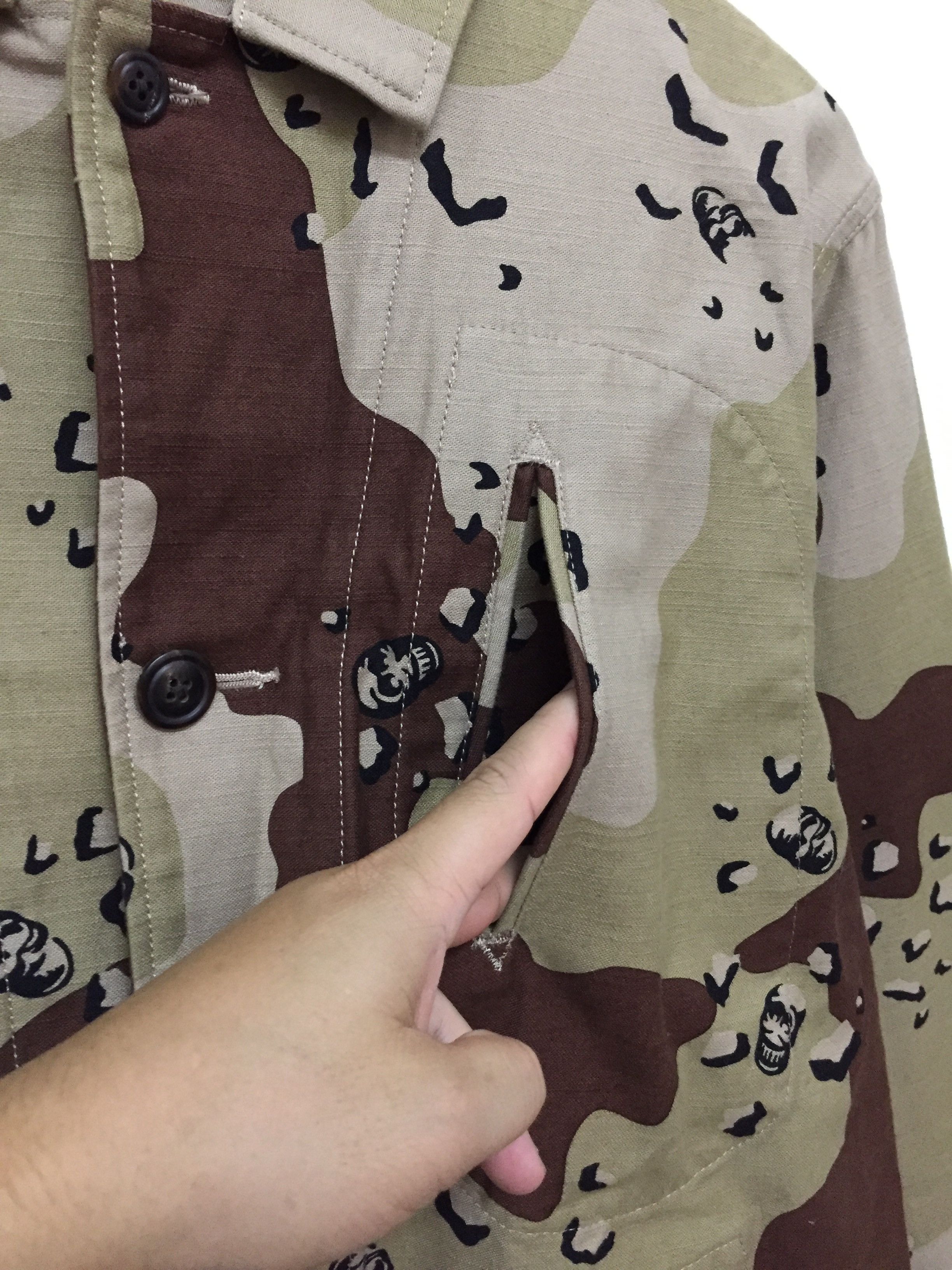 Number (N)ine Needles x Number Nine Desert Skull Camo Button Up Jacket Size US M / EU 48-50 / 2 - 5 Thumbnail