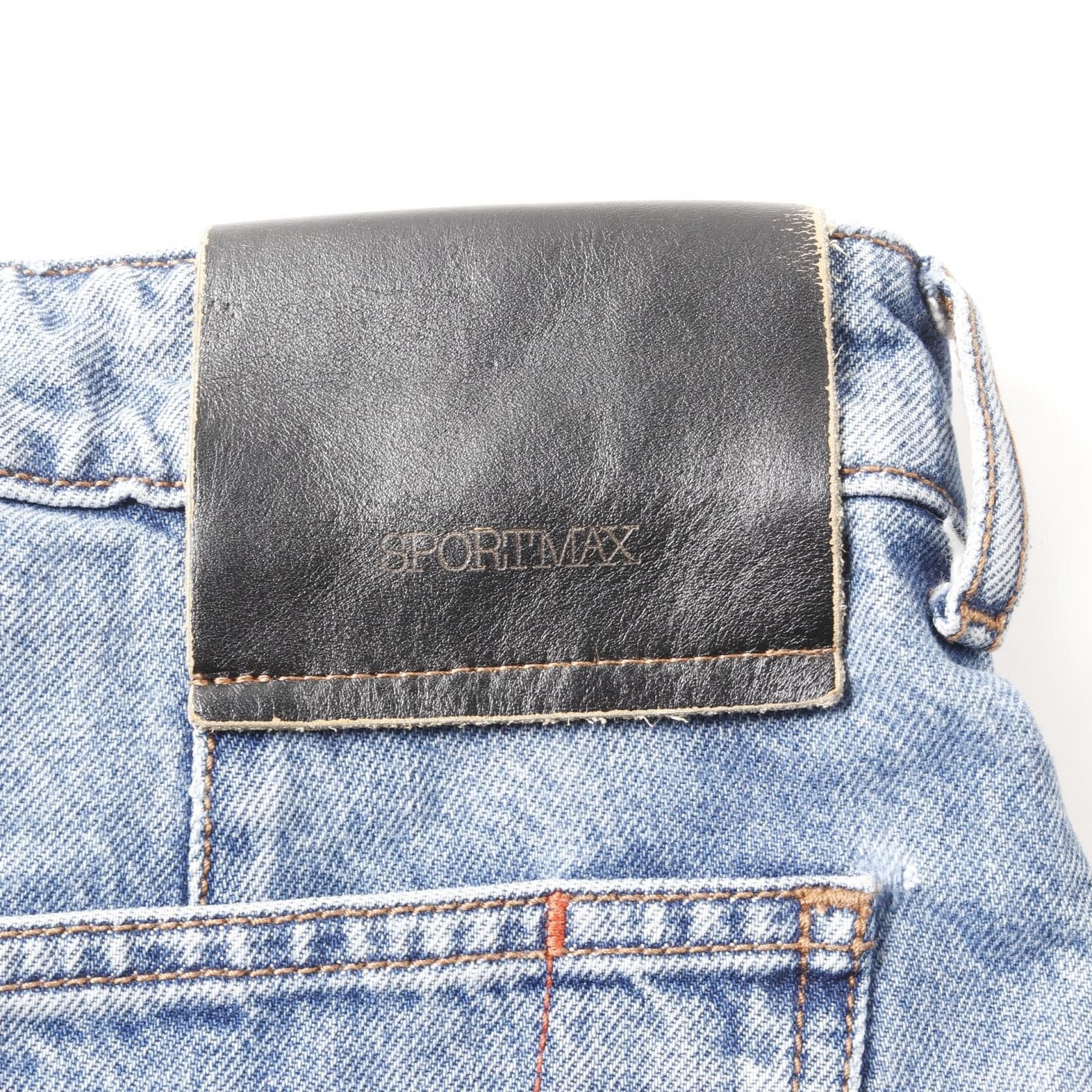 Other Other SPORTMAX Denim Cotton Denim Pants Cotton Jeans Size ONE SIZE - 7 Thumbnail