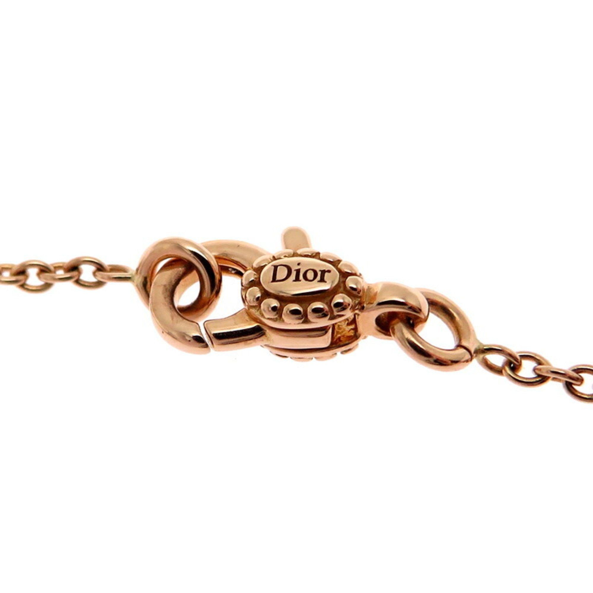 Dior Christian Dior Rose Devant Diamond Women's Bracelet JRDV95162 750 Pink Gold Size ONE SIZE - 4 Thumbnail