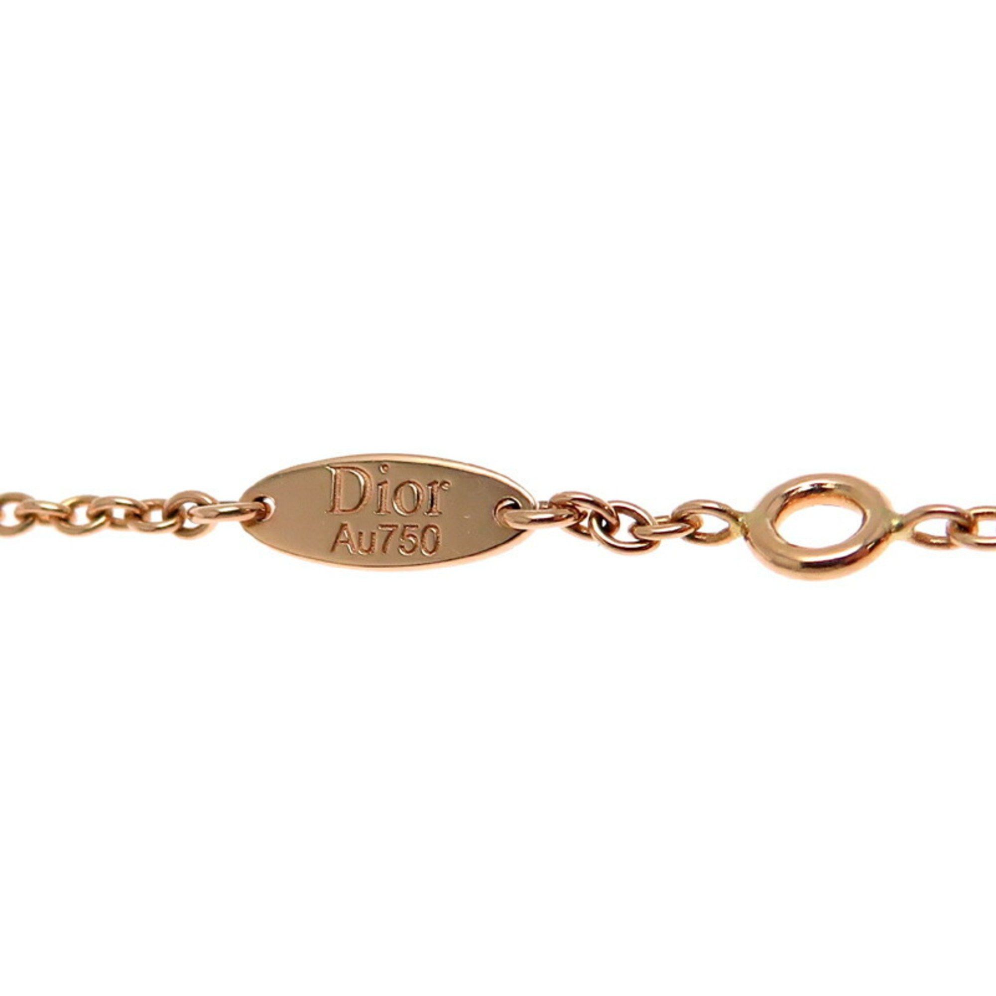 Dior Christian Dior Rose Devant Diamond Women's Bracelet JRDV95162 750 Pink Gold Size ONE SIZE - 6 Thumbnail