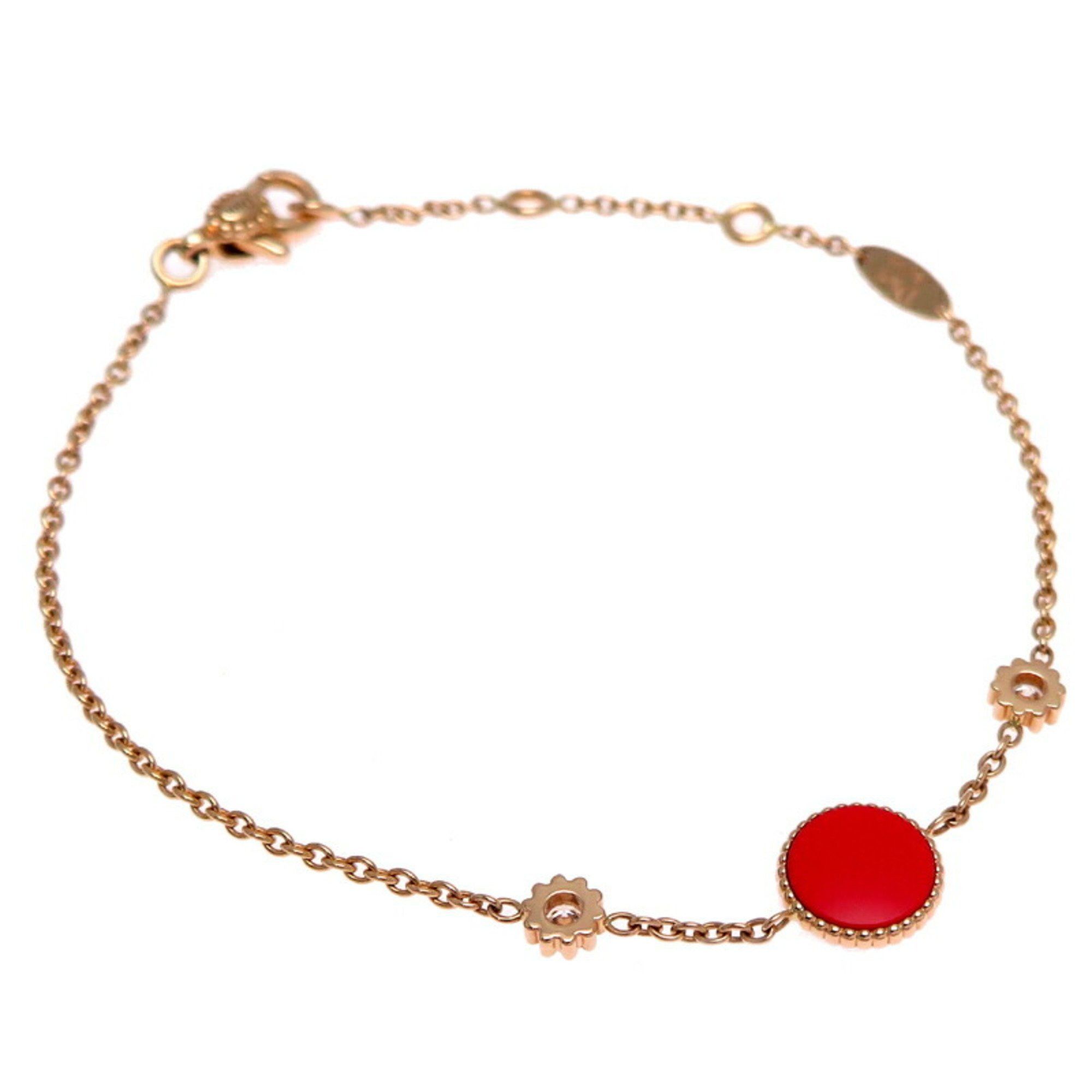 Dior Christian Dior Rose Devant Diamond Women's Bracelet JRDV95162 750 Pink Gold Size ONE SIZE - 2 Thumbnail