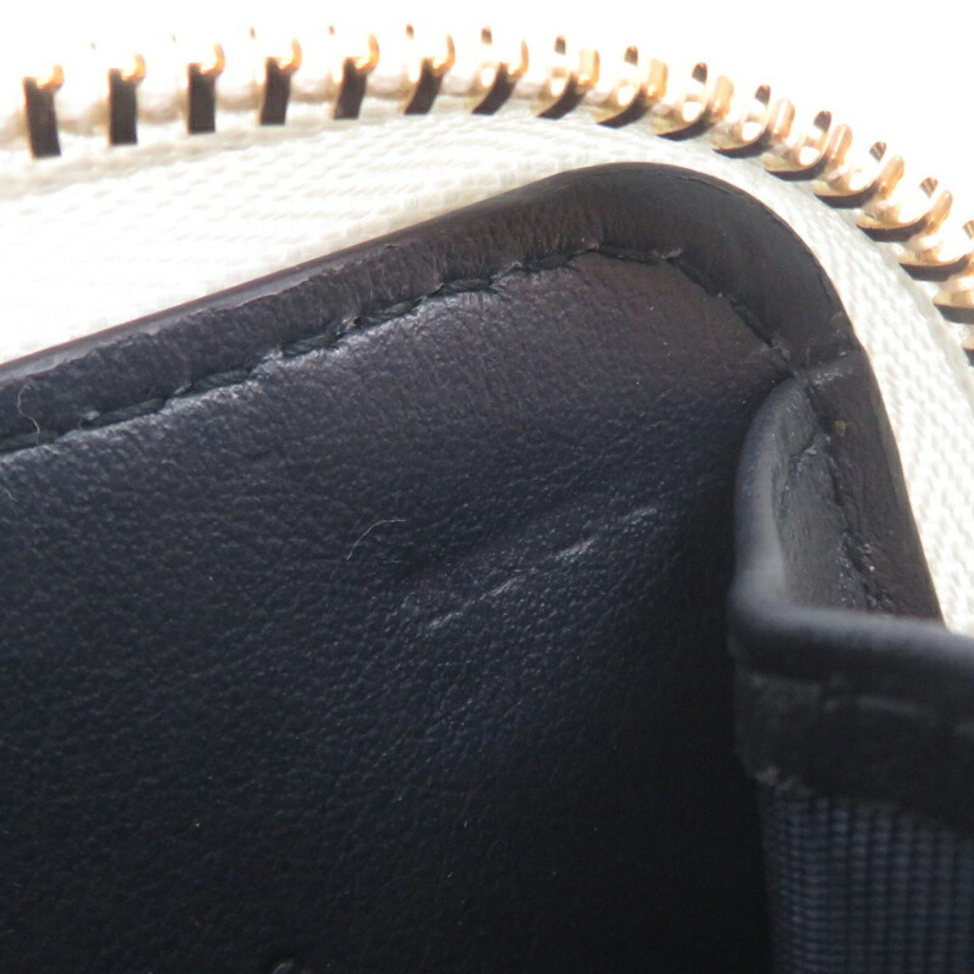Dior Christian Dior Compact Wallet Women's Coin Case Leather Black Size ONE SIZE - 9 Thumbnail