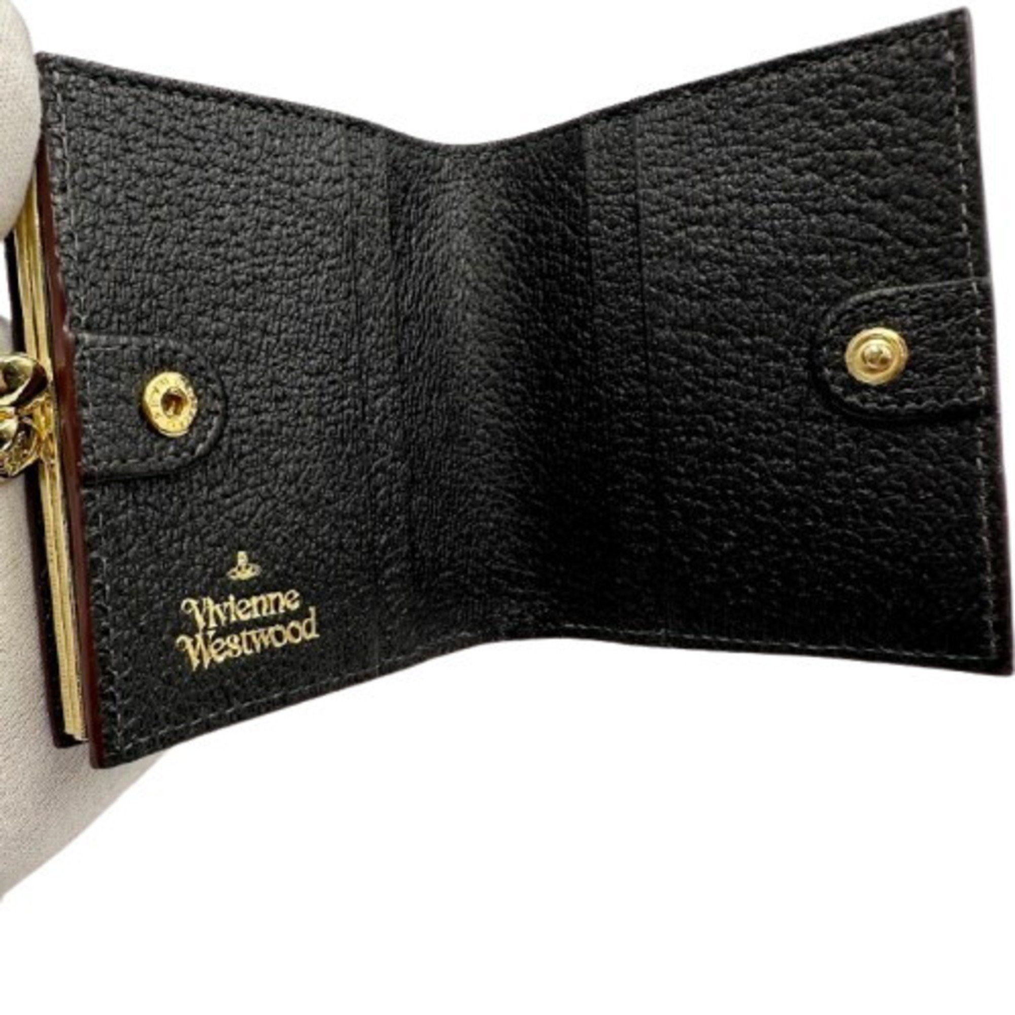 Vivienne Westwood Vivienne Westwood Black Folding Wallet Size ONE SIZE - 7 Thumbnail