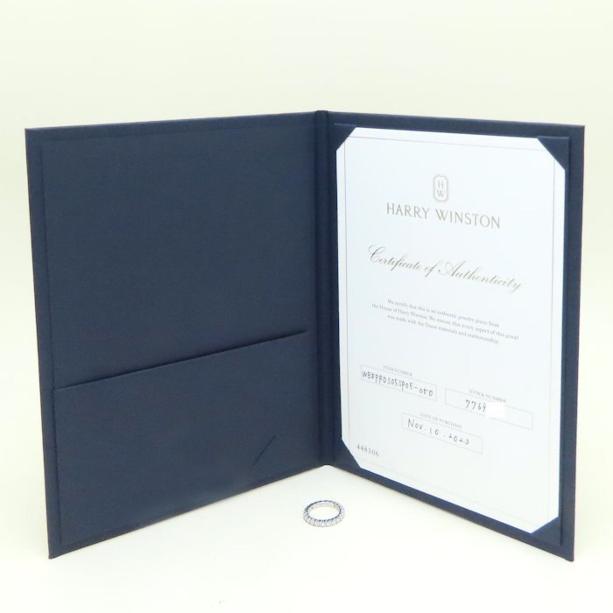 Harry Winston Harry Winston Round Cut Prong Set Ring Diamond 1.25ct WBDPRDS05SP05 Pt950 Platinum 293683 Size ONE SIZE - 8 Thumbnail