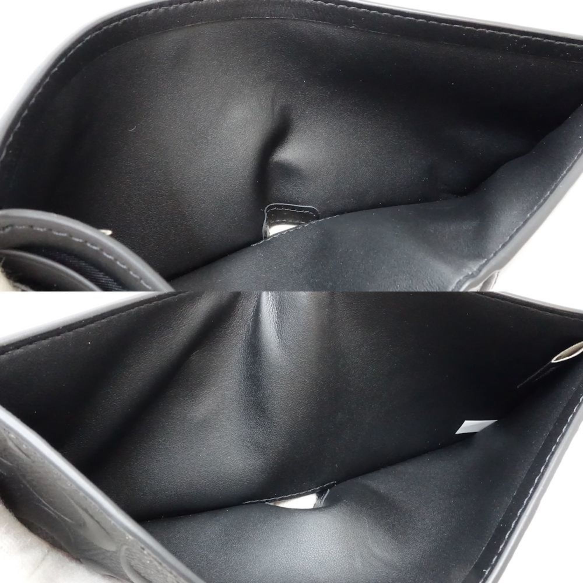 Coach COACH Bi-fold Wallet 75363 Signature Compact Flap Leather Black 181362 Size ONE SIZE - 7 Thumbnail