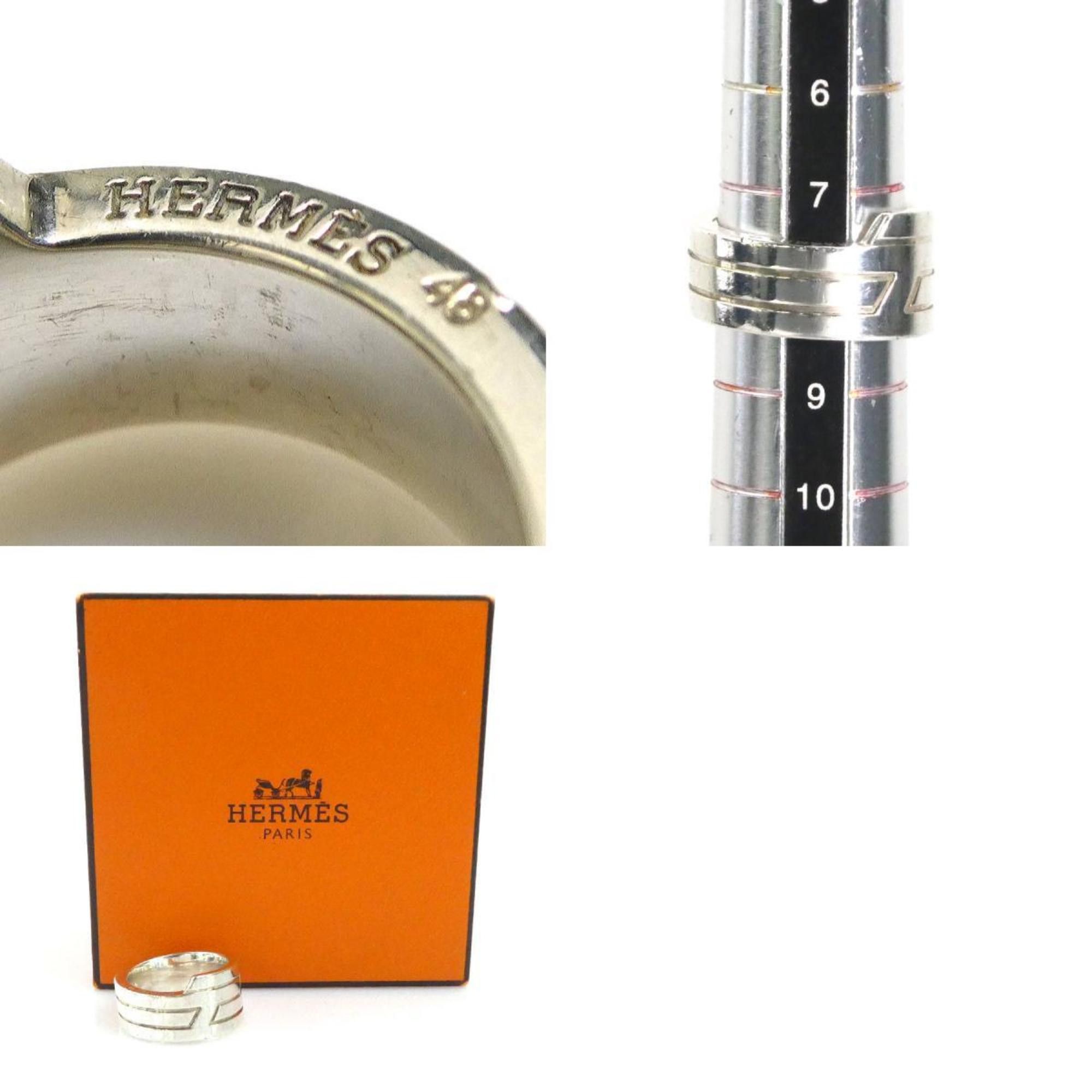 Hermes Hermes Ring Italy Silver 925 Men's Women's h31134a Size ONE SIZE - 5 Thumbnail