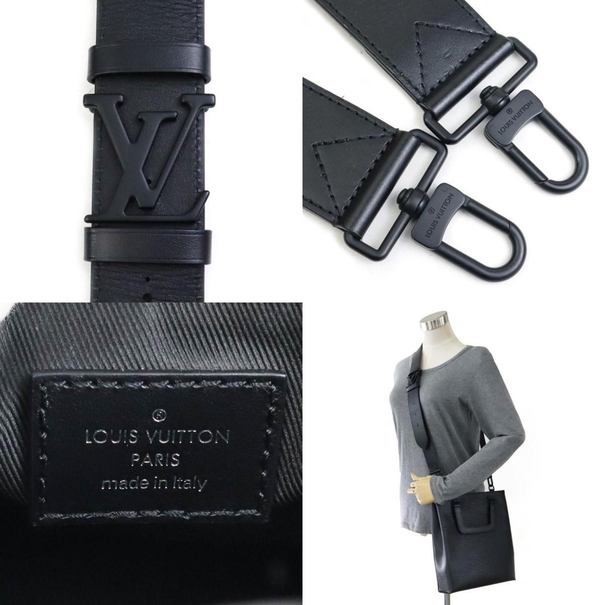 Louis Vuitton Louis Vuitton Handbag Shoulder Bag Epi Sac Plat Fold Leather Noir Men's Women's 90107g Size ONE SIZE - 5 Thumbnail
