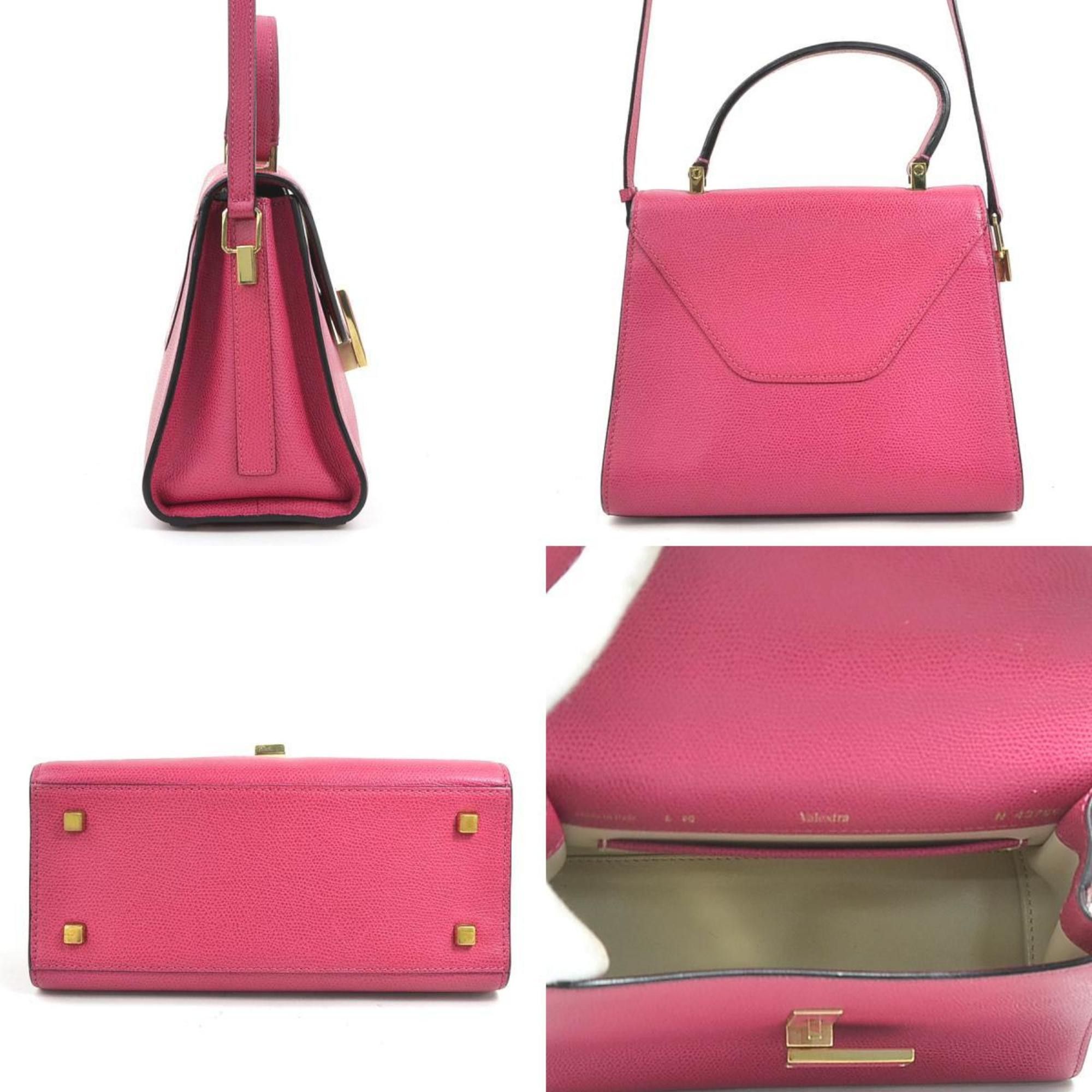 Valextra Valextra Handbag Shoulder Bag Iside Mini Leather Magenta Women's 90105a Size ONE SIZE - 2 Thumbnail