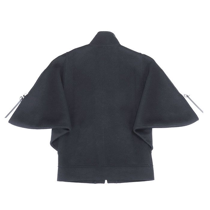 Louis Vuitton Louis Vuitton Louis Vuitton Poncho Monogram Wool/Silk Coat Leather Outerwear RW242WB Size ONE SIZE - 15 Thumbnail