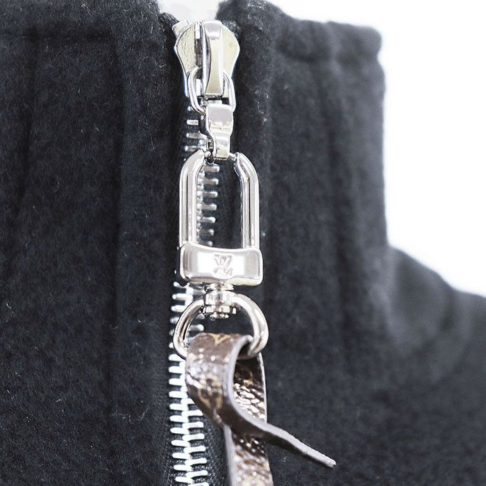 Louis Vuitton Louis Vuitton Louis Vuitton Poncho Monogram Wool/Silk Coat Leather Outerwear RW242WB Size ONE SIZE - 3 Thumbnail