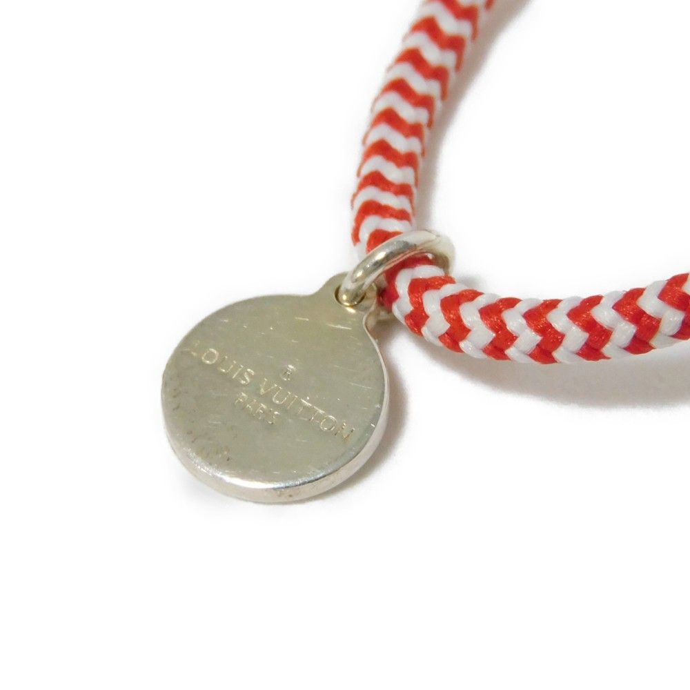 Louis Vuitton Louis Vuitton Louis Vuitton Silver Lockit Bracelet Cotton Bracelet Q95705 Size ONE SIZE - 9 Thumbnail