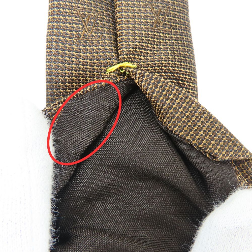 Louis Vuitton Louis Vuitton Louis Vuitton Monogram Silk Tie Cotton Necktie Size ONE SIZE - 14 Thumbnail