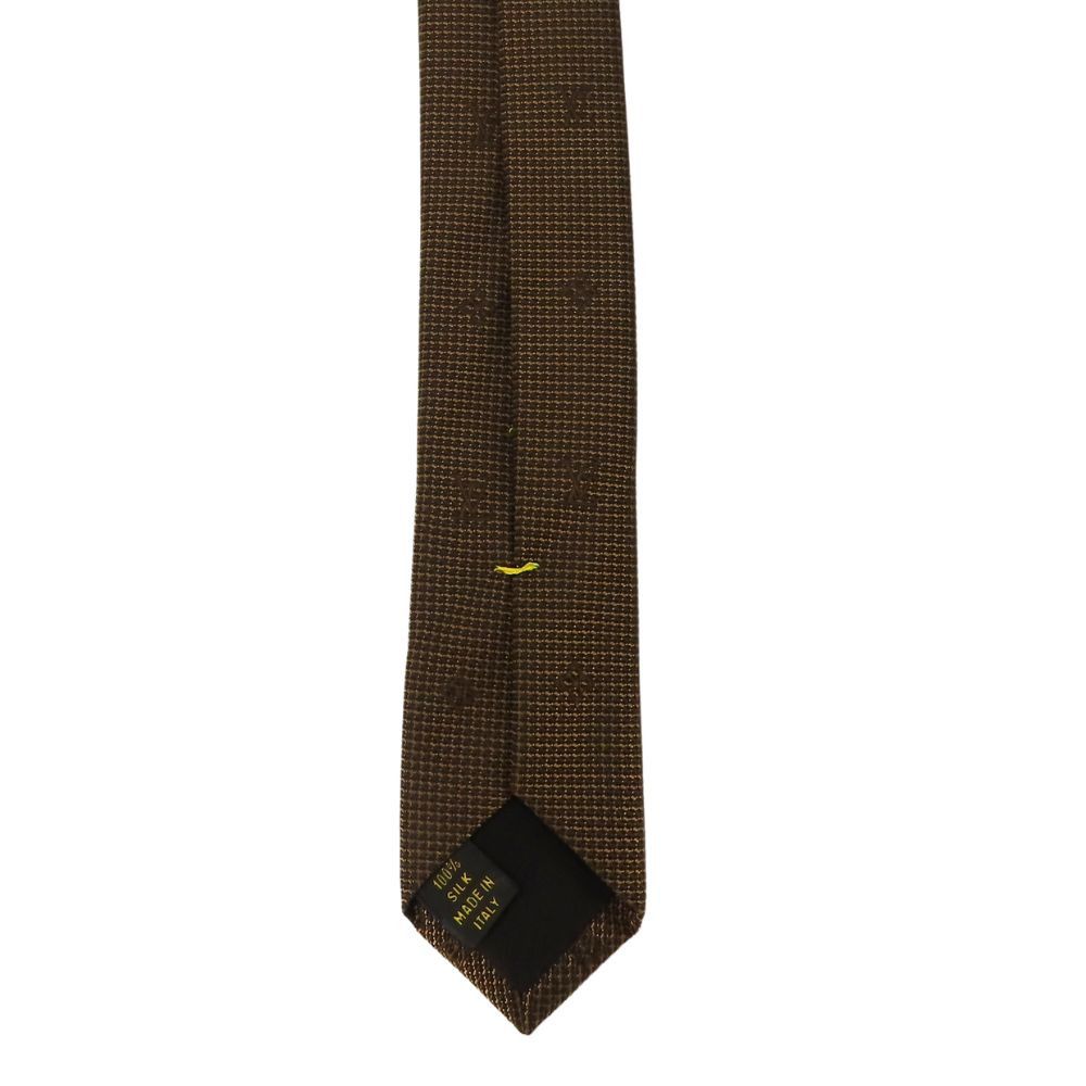 Louis Vuitton Louis Vuitton Louis Vuitton Monogram Silk Tie Cotton Necktie Size ONE SIZE - 10 Thumbnail