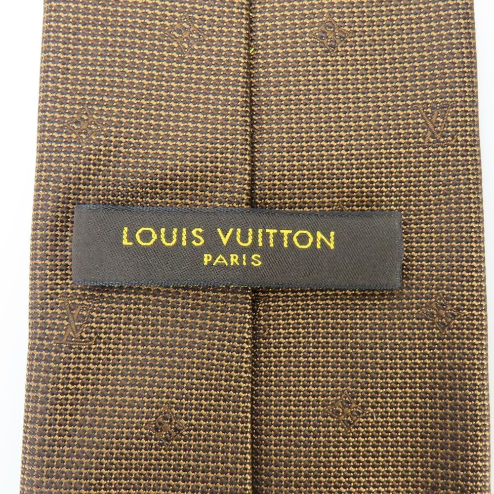 Louis Vuitton Louis Vuitton Louis Vuitton Monogram Silk Tie Cotton Necktie Size ONE SIZE - 5 Thumbnail