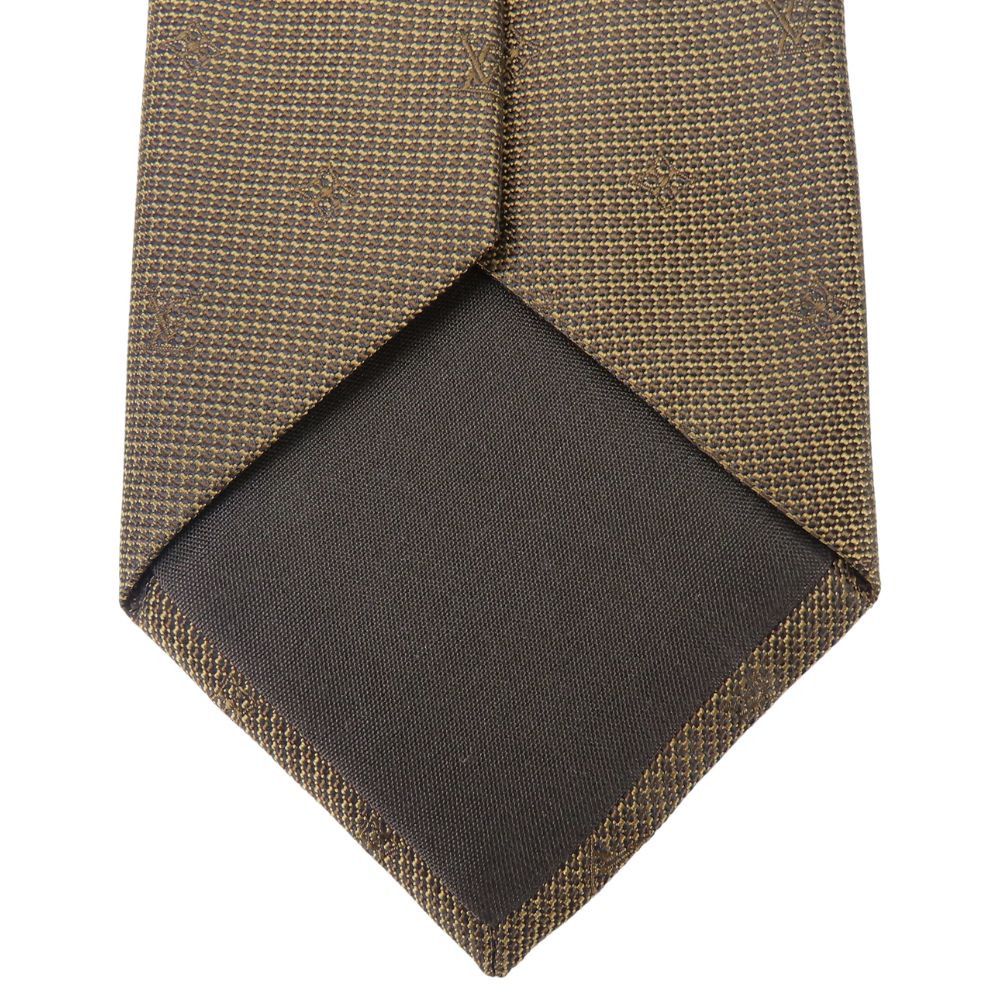 Louis Vuitton Louis Vuitton Louis Vuitton Monogram Silk Tie Cotton Necktie Size ONE SIZE - 6 Thumbnail