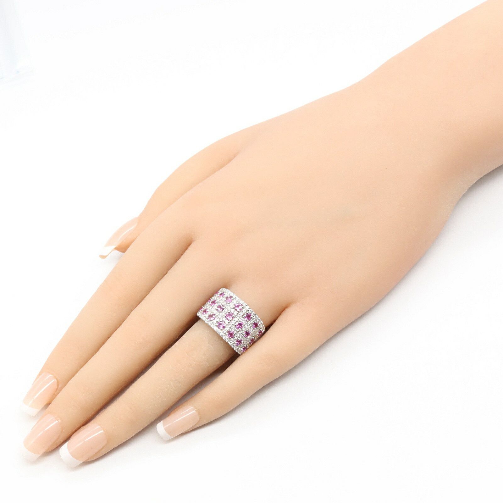 Other LuxUness Sapphire Diamond Au750 Ring Metal Ring Size ONE SIZE - 8 Thumbnail