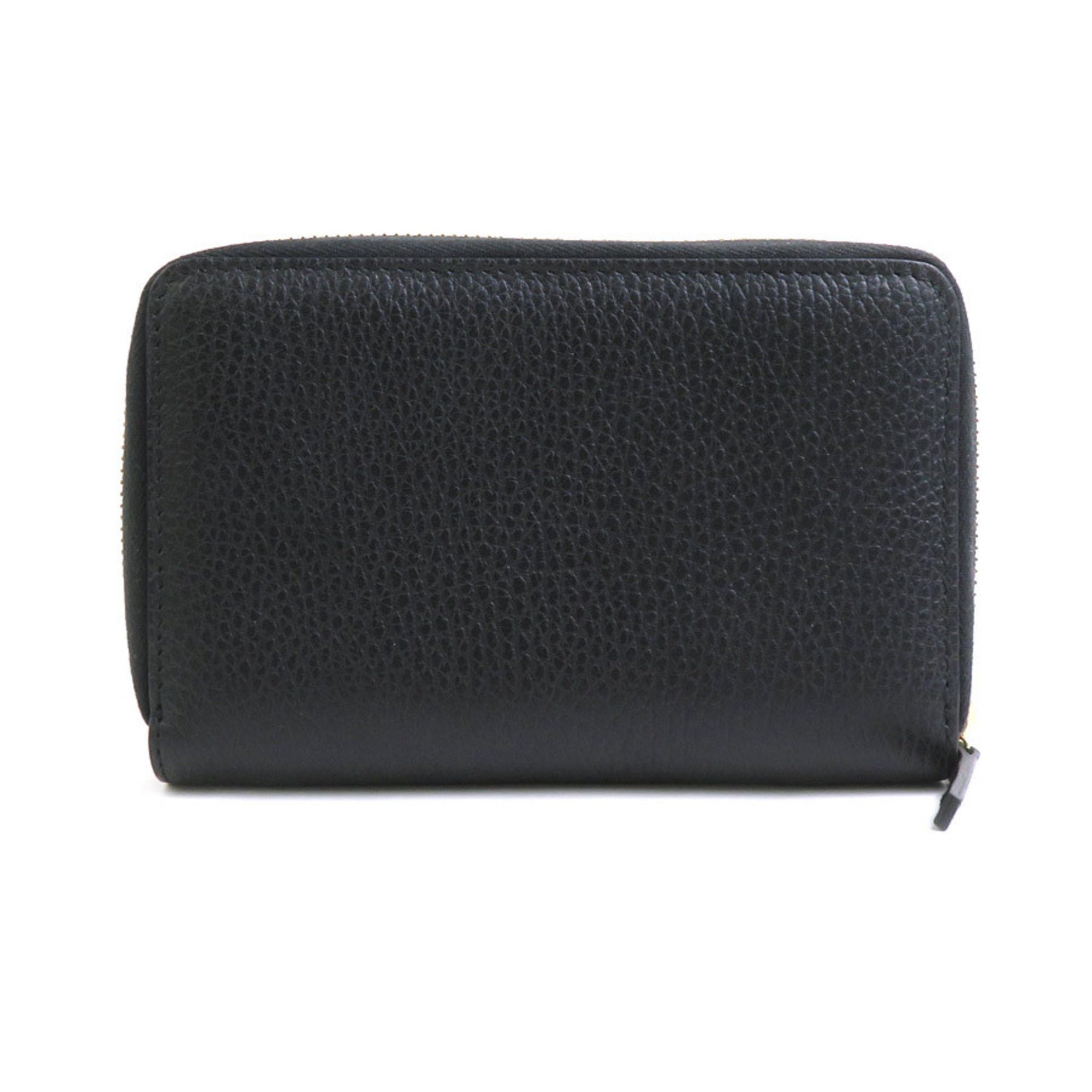 Gucci GUCCI Bi-fold wallet Interlocking G Black Men's Women's 464884 h31127a Size ONE SIZE - 2 Thumbnail