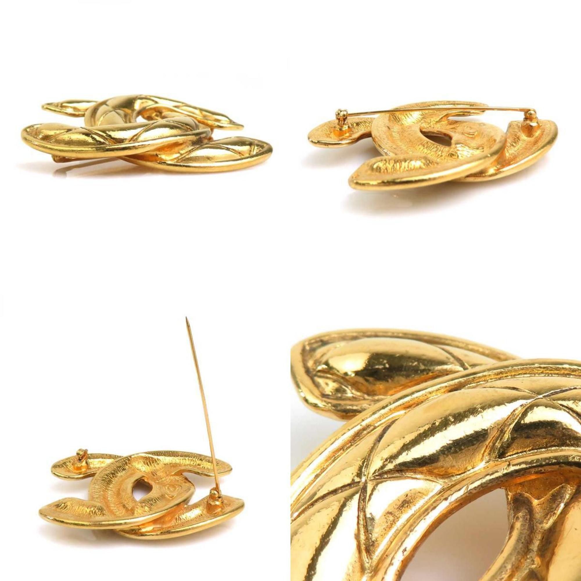 Chanel CHANEL Brooch Coco Mark Metal Gold Women's e60307a Size ONE SIZE - 4 Thumbnail