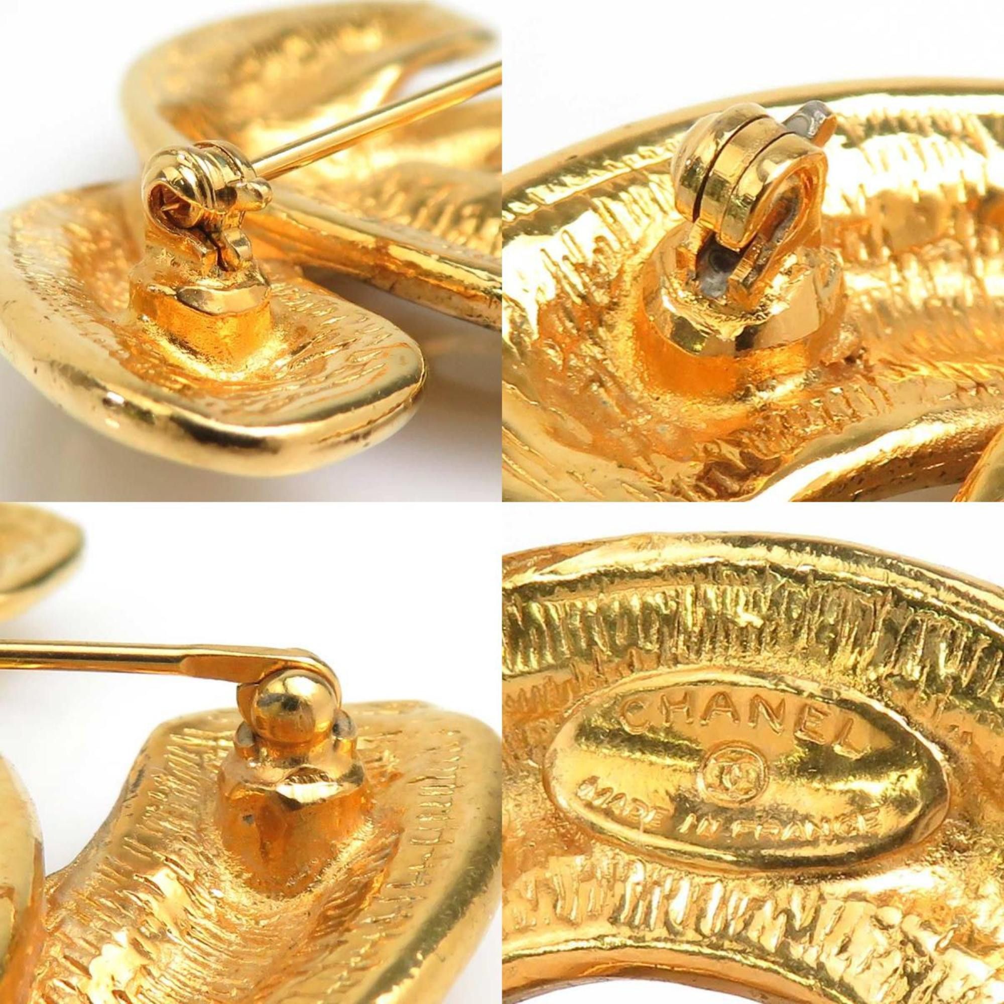Chanel CHANEL Brooch Coco Mark Metal Gold Women's e60307a Size ONE SIZE - 5 Thumbnail
