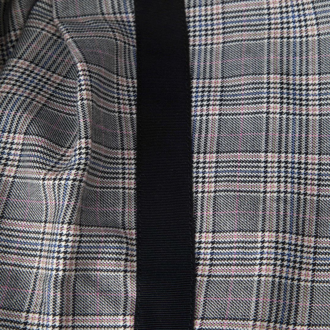 Rag & Bone Grey Wool Tartan Belted Trousers Size 25" / US 0 / IT 36 - 3 Thumbnail