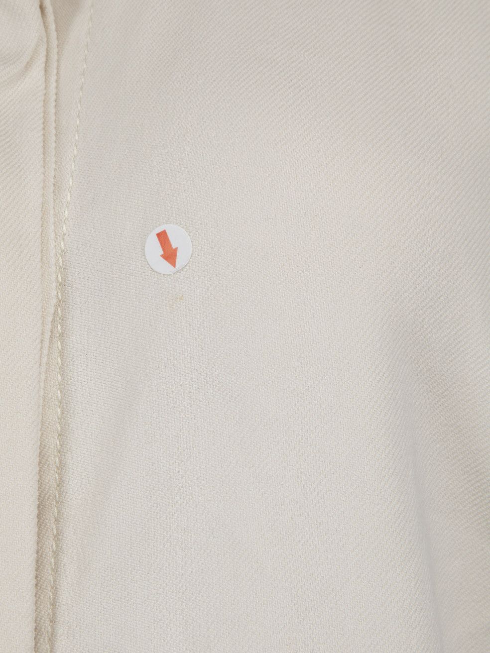 Stella McCartney Ecru Snap Button Long Jacket Size S / US 4 / IT 40 - 5 Thumbnail